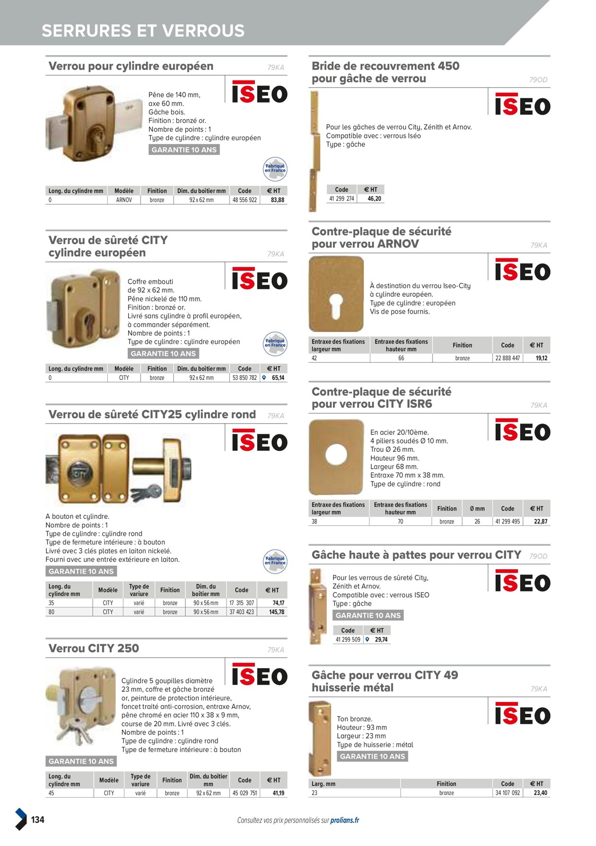 Catalogue PRO&DISPO L'OFFRE 100% STOCK DE PROLIANS, page 00136