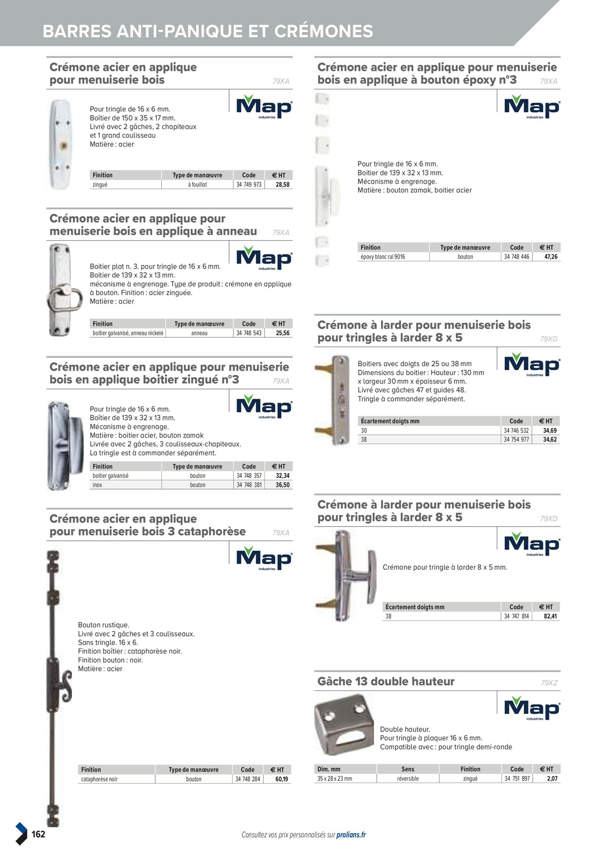 Catalogue PRO&DISPO L'OFFRE 100% STOCK DE PROLIANS, page 00164