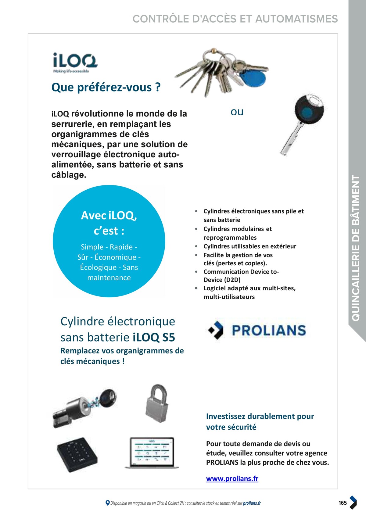 Catalogue PRO&DISPO L'OFFRE 100% STOCK DE PROLIANS, page 00167