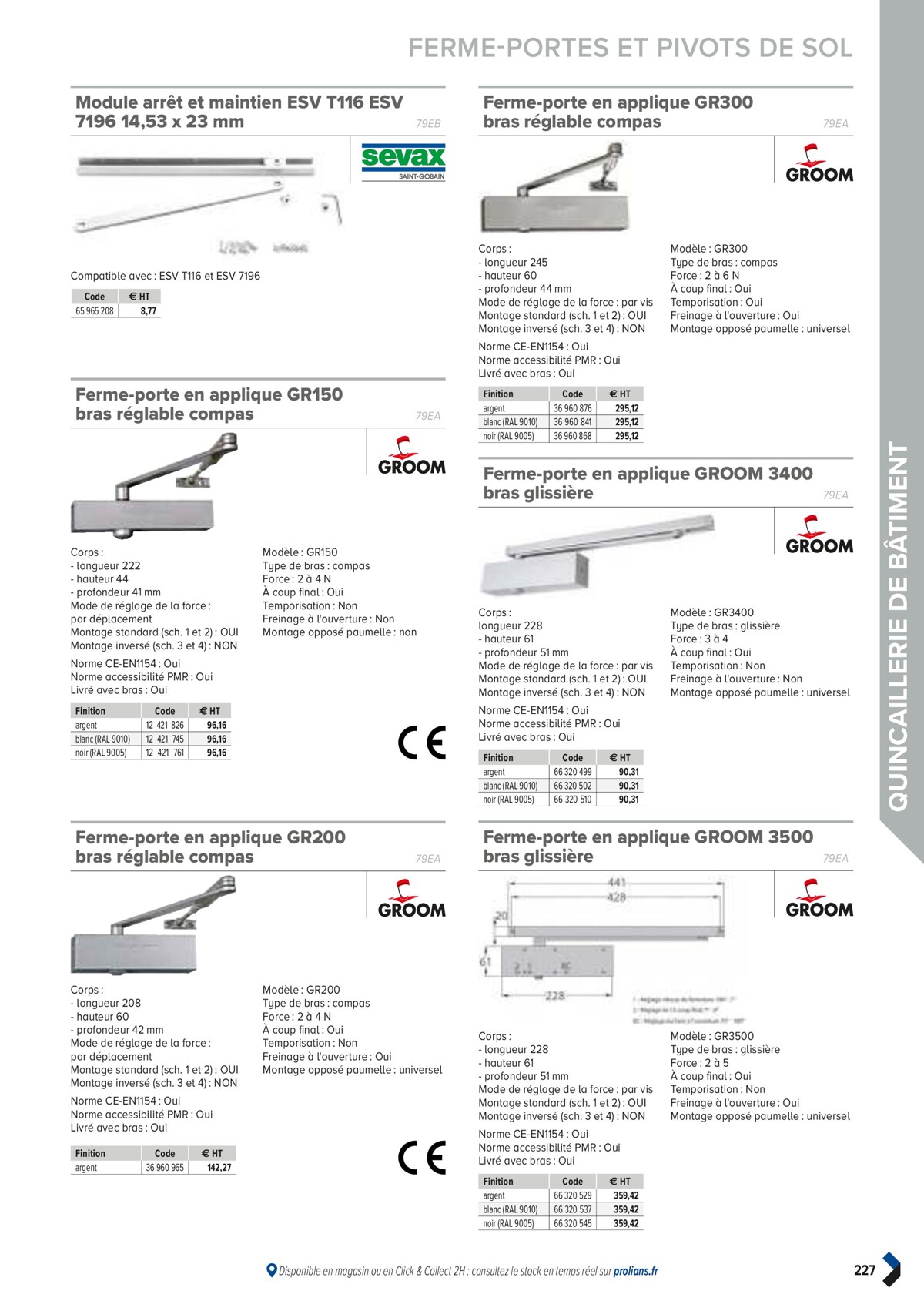 Catalogue PRO&DISPO L'OFFRE 100% STOCK DE PROLIANS, page 00229