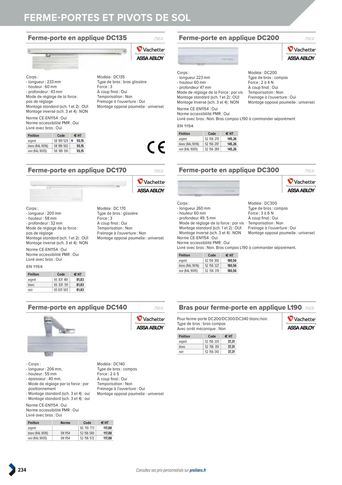 Catalogue PRO&DISPO L'OFFRE 100% STOCK DE PROLIANS, page 00236