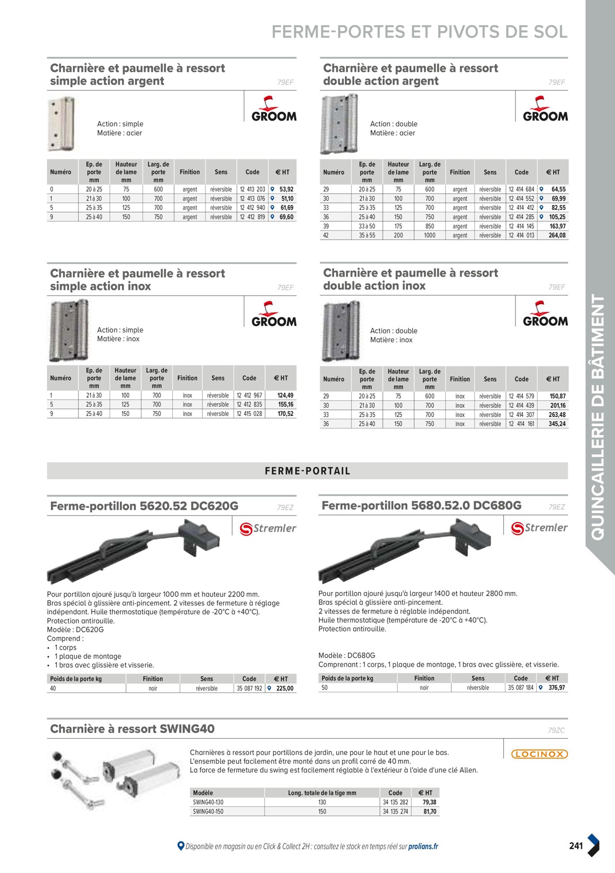 Catalogue PRO&DISPO L'OFFRE 100% STOCK DE PROLIANS, page 00243