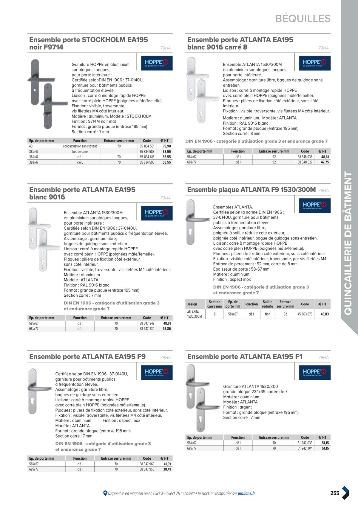 Catalogue PRO&DISPO L'OFFRE 100% STOCK DE PROLIANS, page 00257