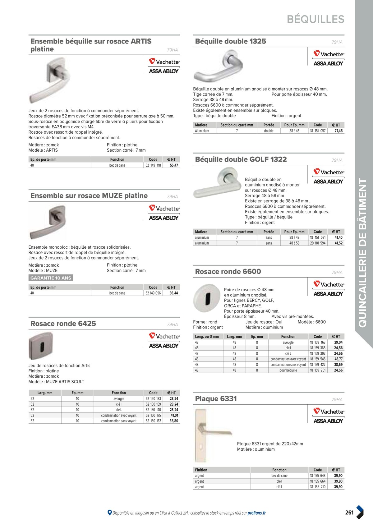 Catalogue PRO&DISPO L'OFFRE 100% STOCK DE PROLIANS, page 00263