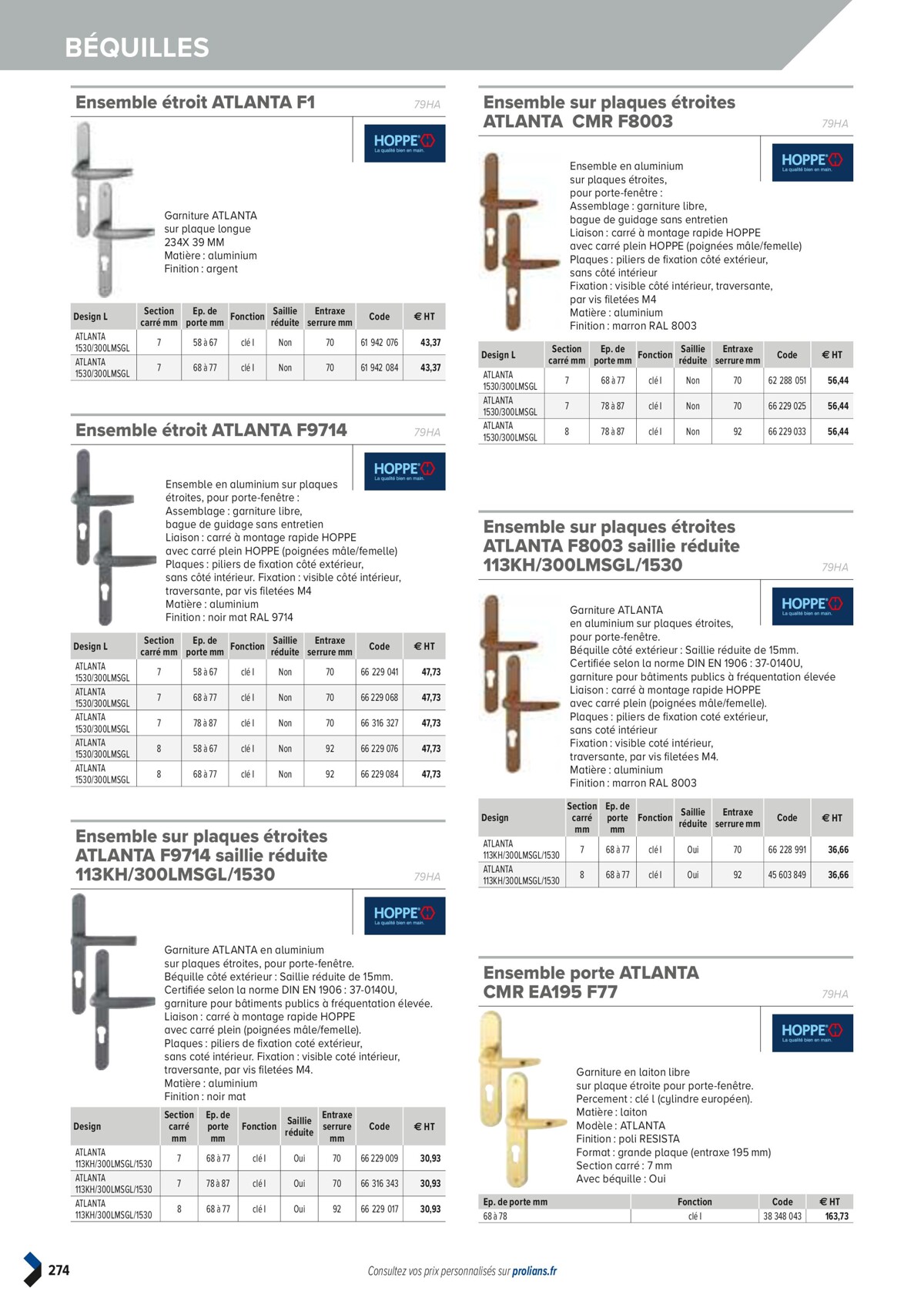 Catalogue PRO&DISPO L'OFFRE 100% STOCK DE PROLIANS, page 00276