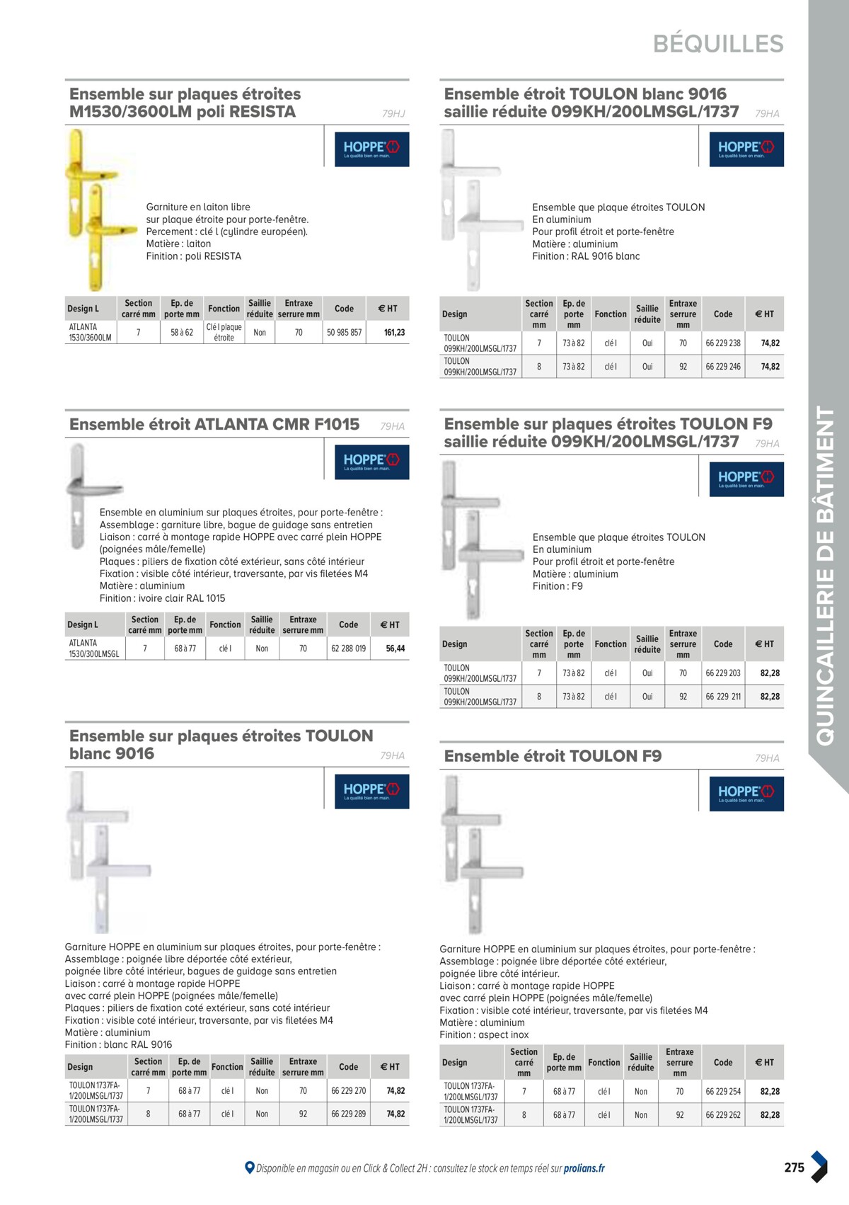 Catalogue PRO&DISPO L'OFFRE 100% STOCK DE PROLIANS, page 00277