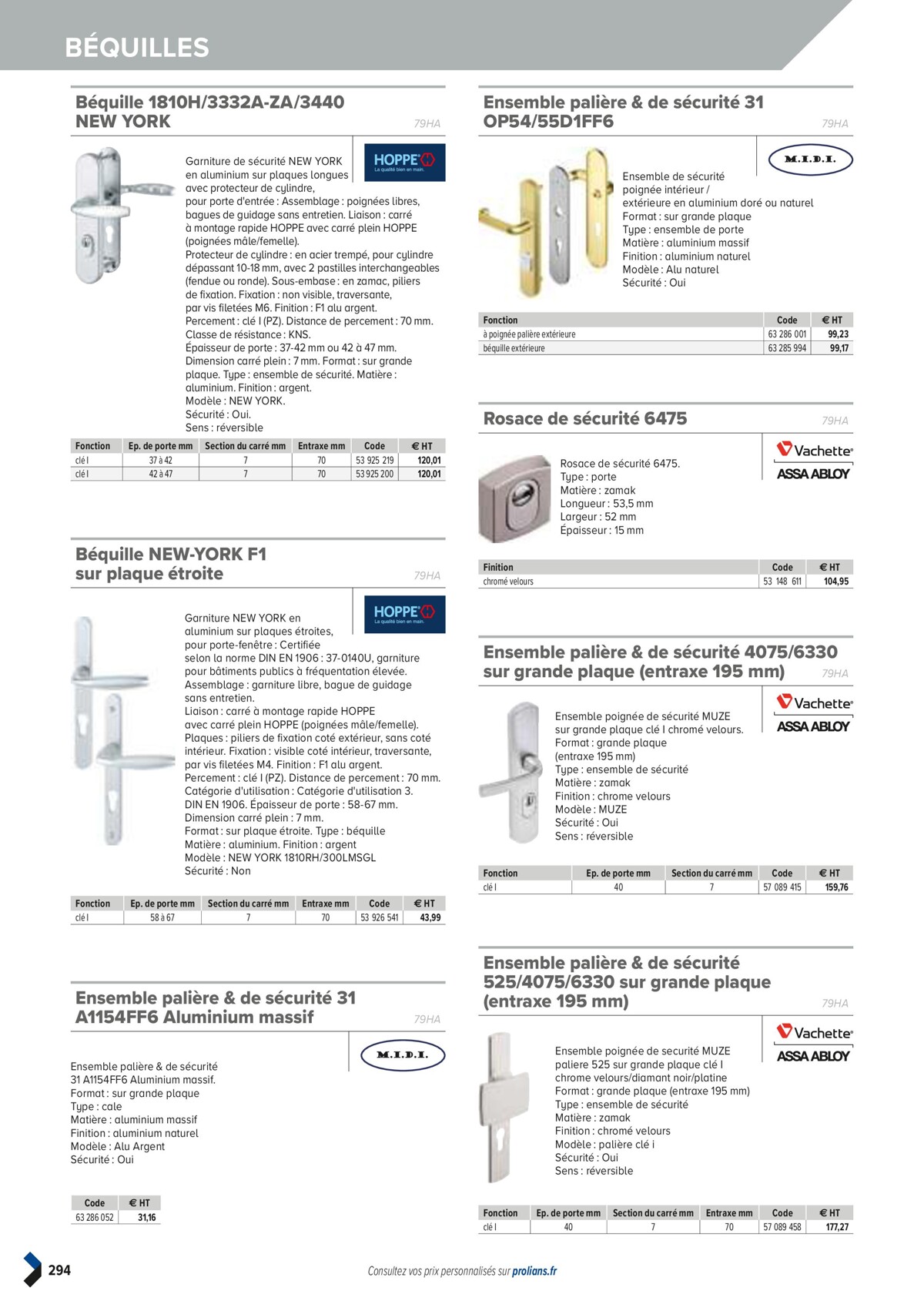 Catalogue PRO&DISPO L'OFFRE 100% STOCK DE PROLIANS, page 00296