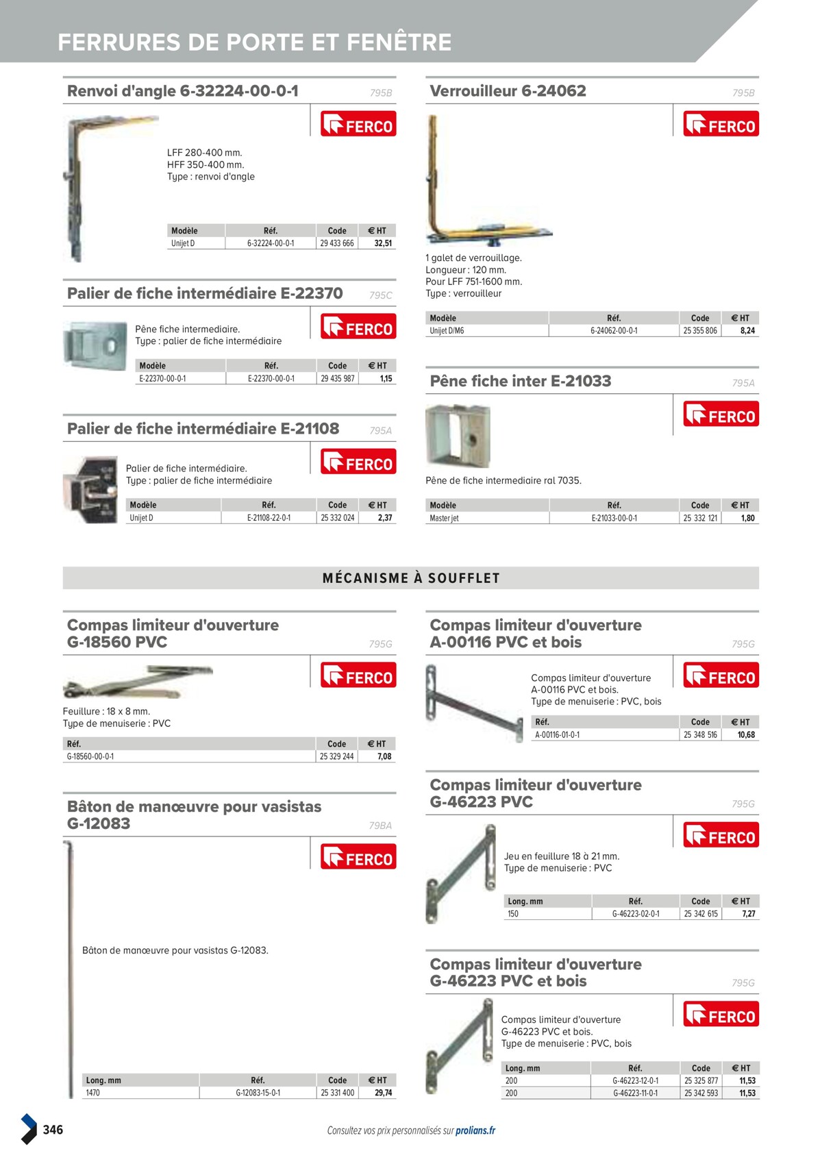 Catalogue PRO&DISPO L'OFFRE 100% STOCK DE PROLIANS, page 00348