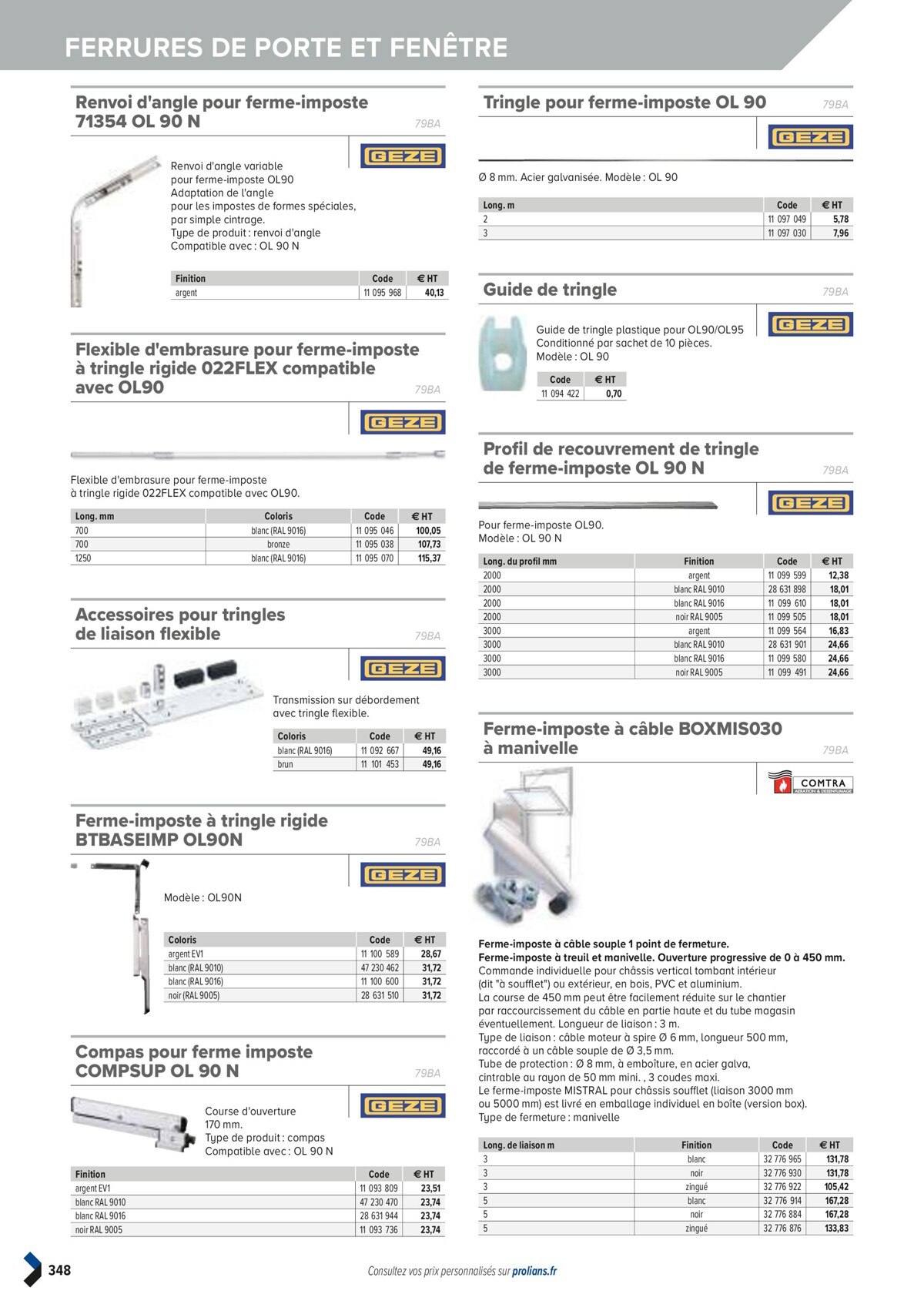 Catalogue PRO&DISPO L'OFFRE 100% STOCK DE PROLIANS, page 00350