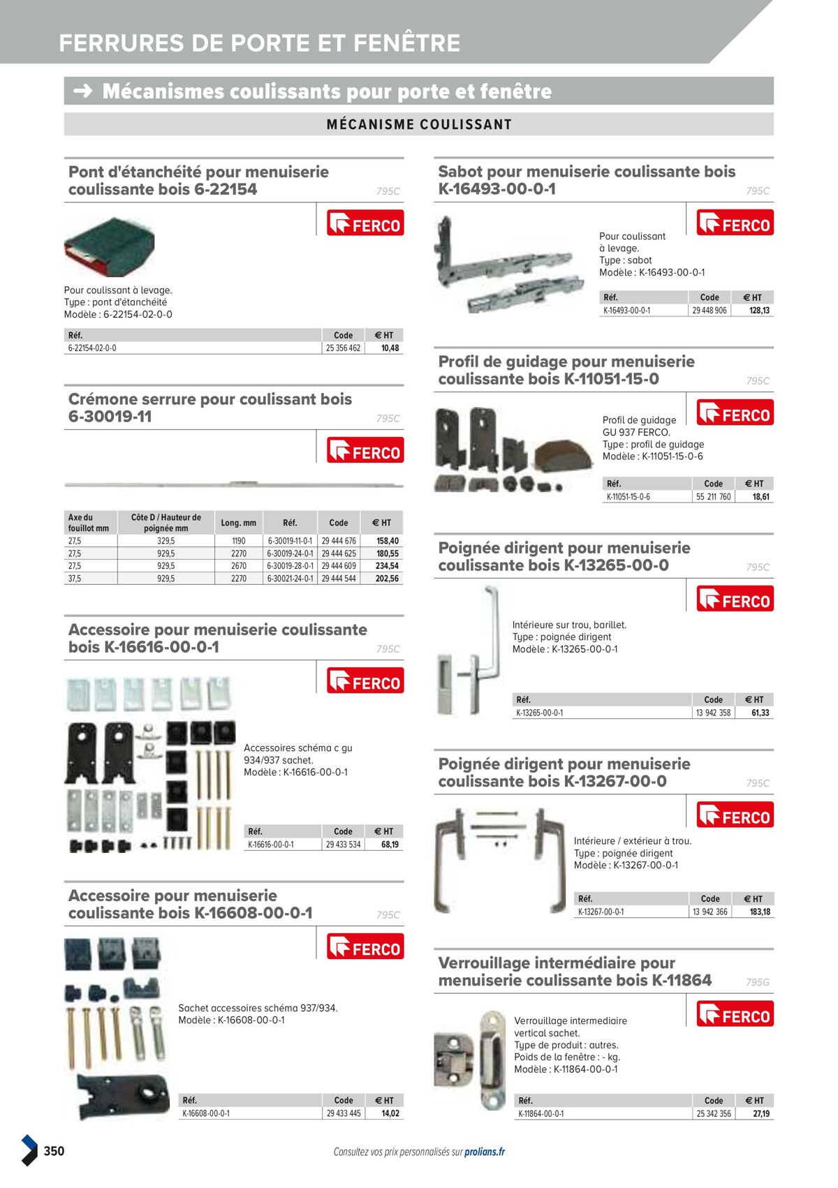 Catalogue PRO&DISPO L'OFFRE 100% STOCK DE PROLIANS, page 00352