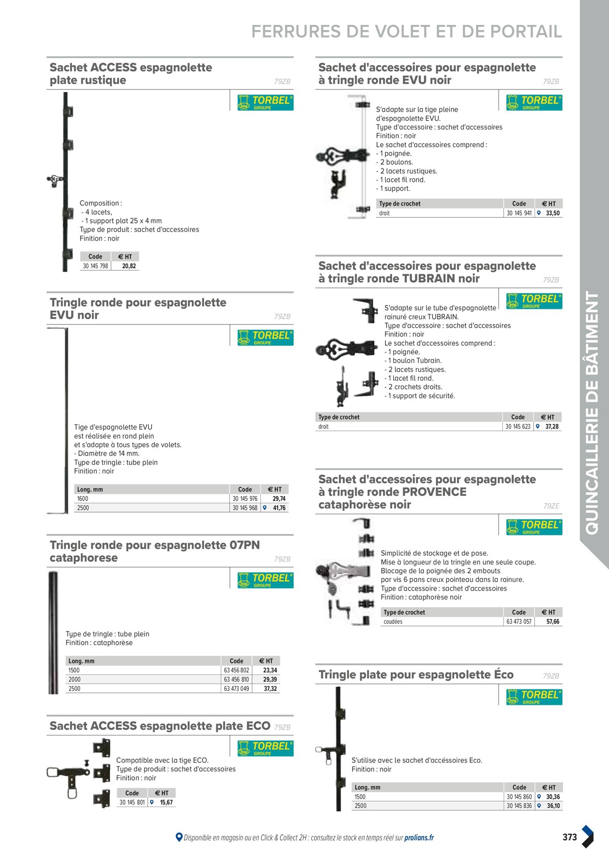 Catalogue PRO&DISPO L'OFFRE 100% STOCK DE PROLIANS, page 00375