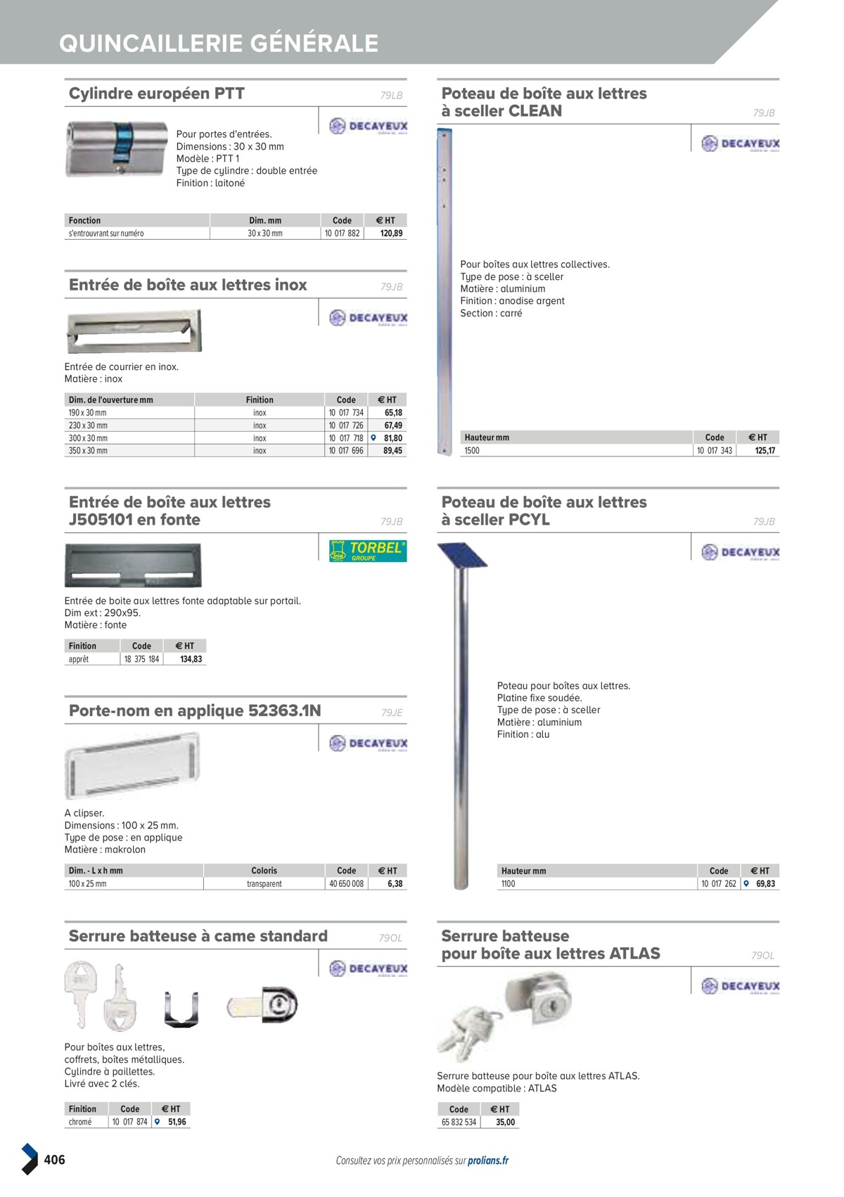 Catalogue PRO&DISPO L'OFFRE 100% STOCK DE PROLIANS, page 00408