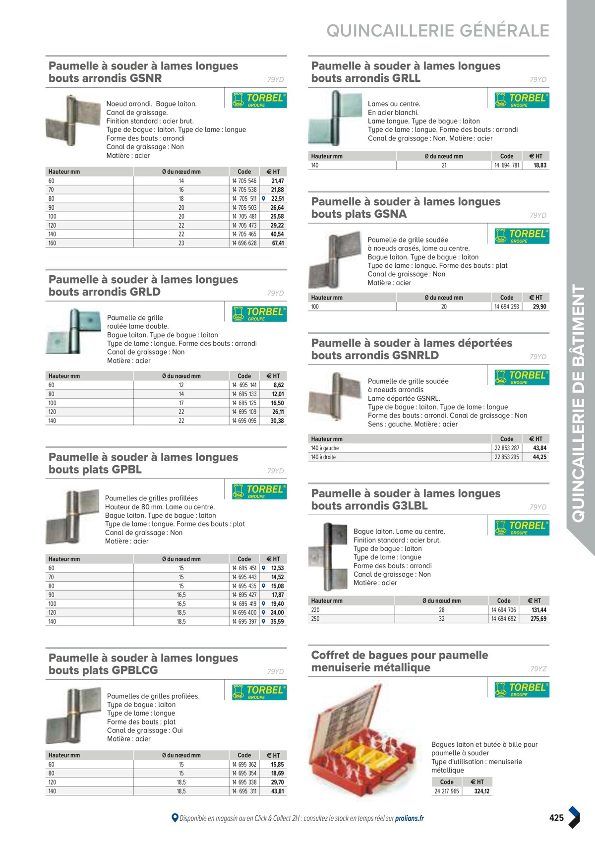 Catalogue PRO&DISPO L'OFFRE 100% STOCK DE PROLIANS, page 00427