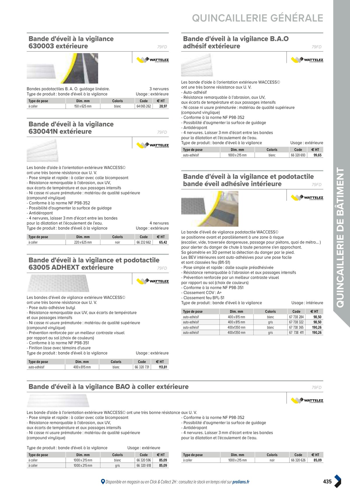 Catalogue PRO&DISPO L'OFFRE 100% STOCK DE PROLIANS, page 00437