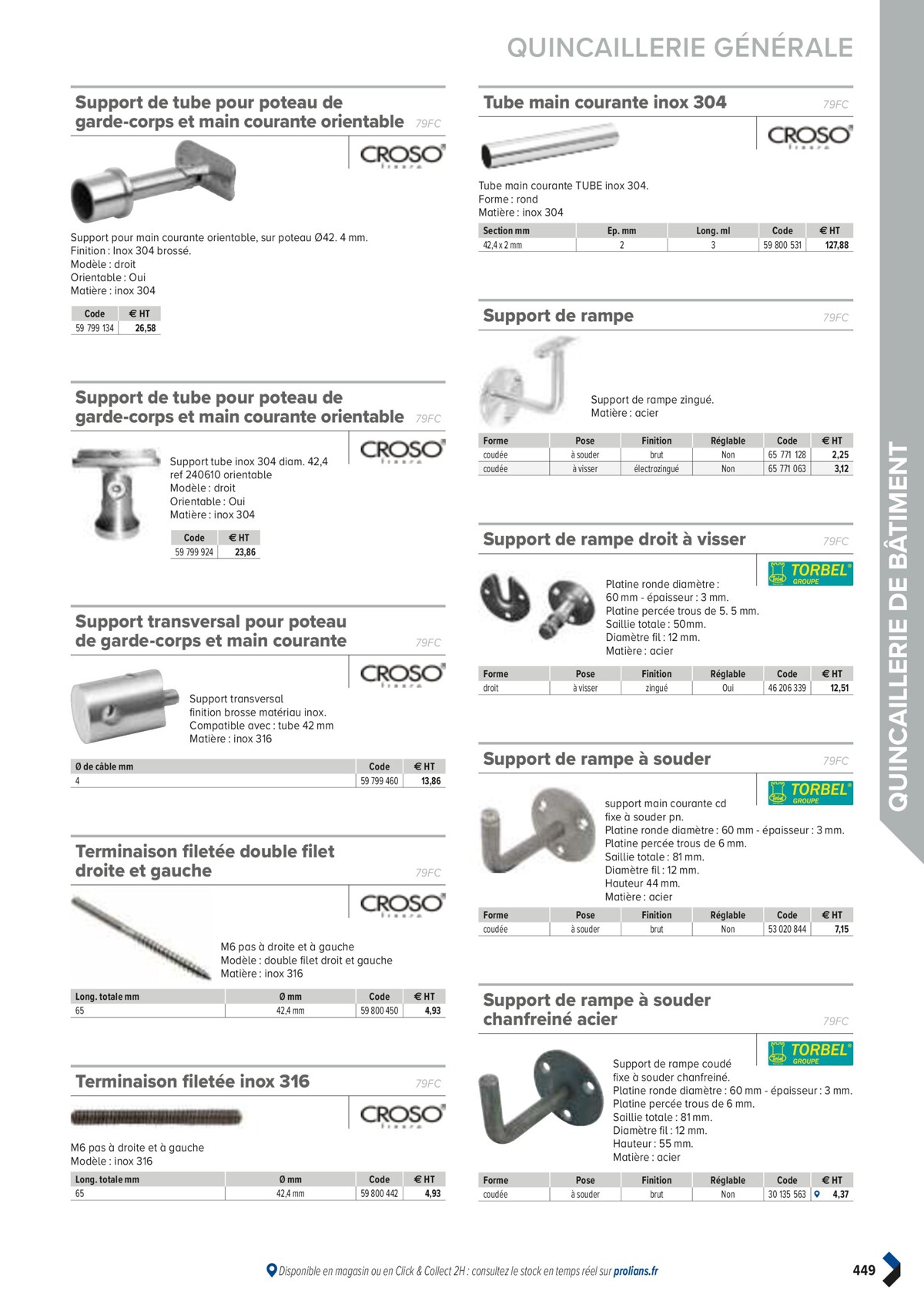 Catalogue PRO&DISPO L'OFFRE 100% STOCK DE PROLIANS, page 00451