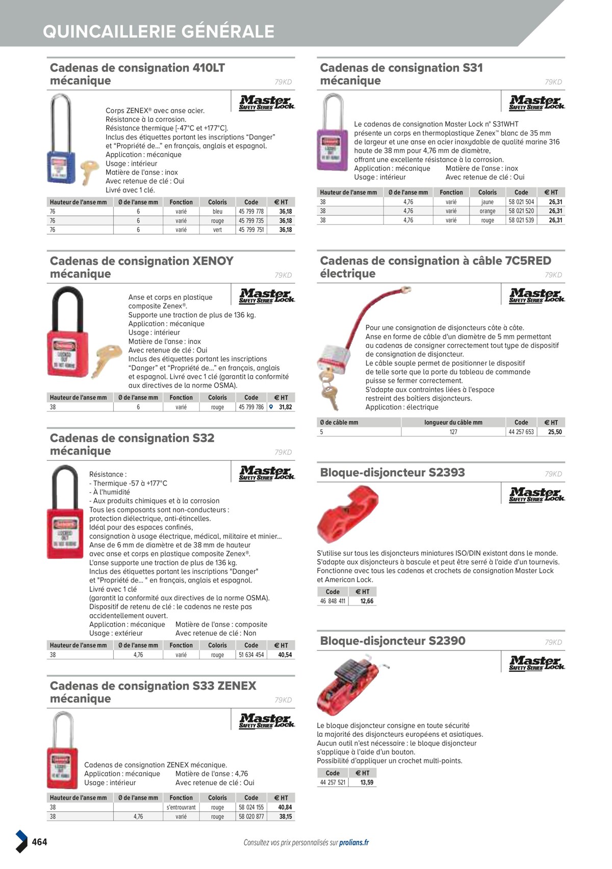 Catalogue PRO&DISPO L'OFFRE 100% STOCK DE PROLIANS, page 00466