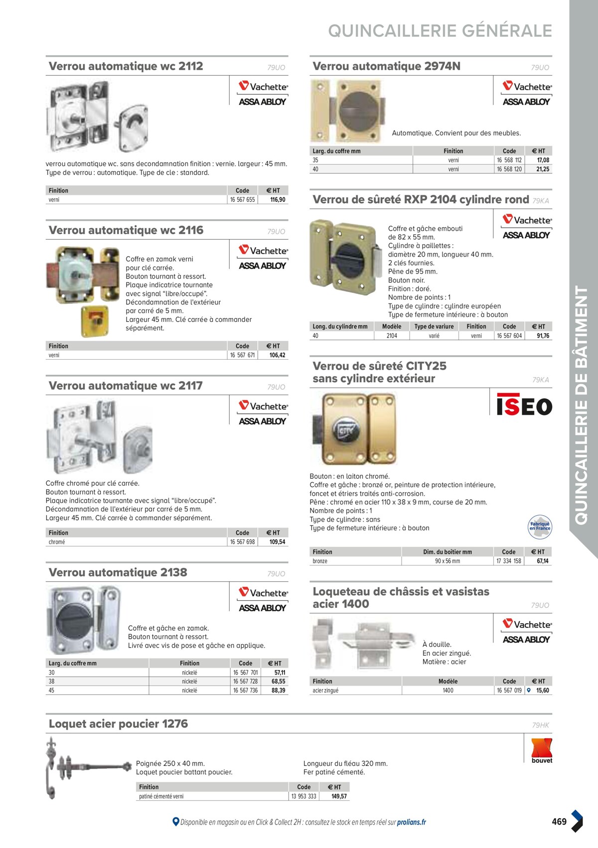 Catalogue PRO&DISPO L'OFFRE 100% STOCK DE PROLIANS, page 00471