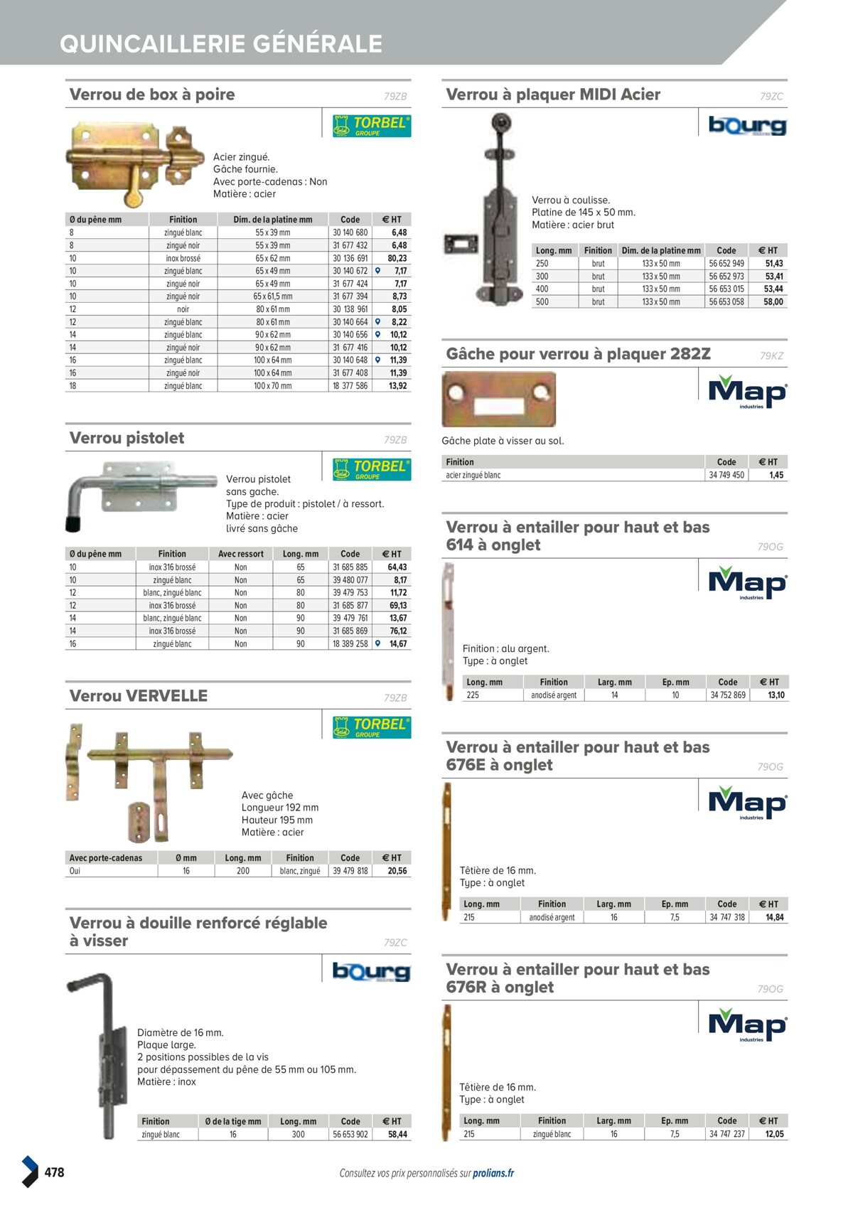 Catalogue PRO&DISPO L'OFFRE 100% STOCK DE PROLIANS, page 00480