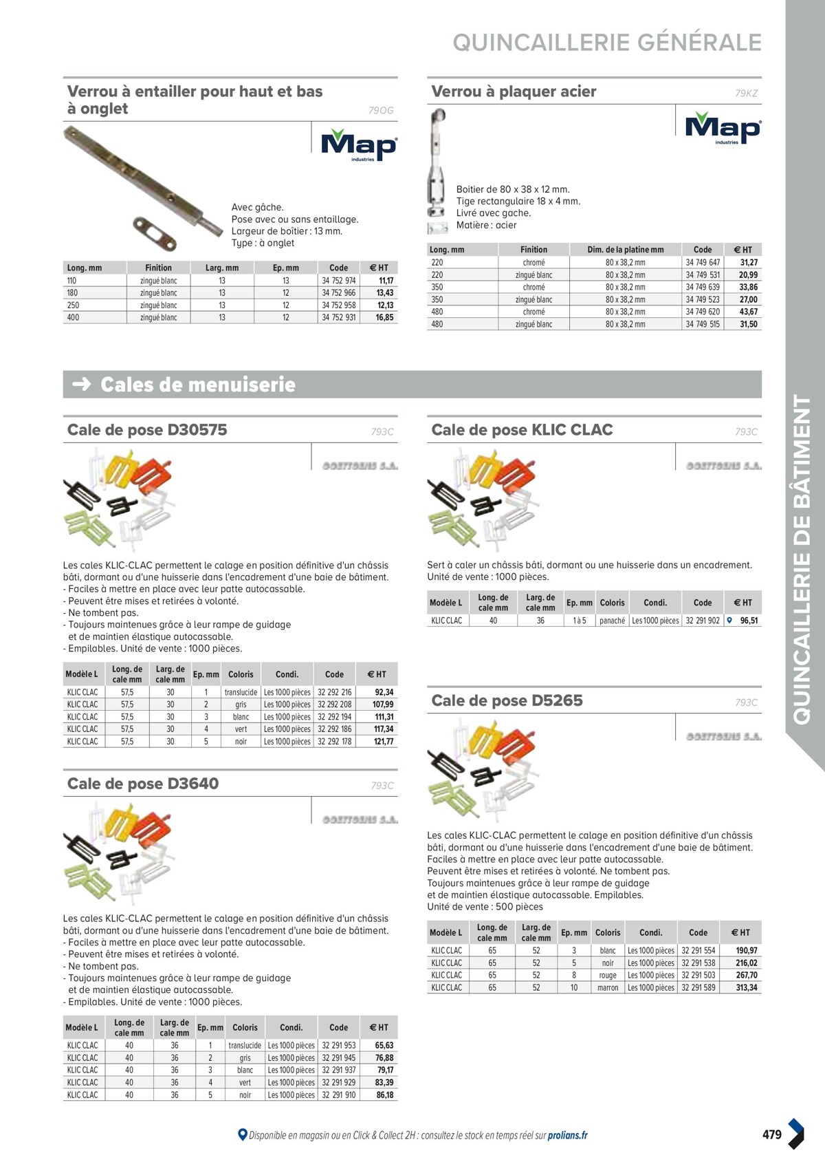 Catalogue PRO&DISPO L'OFFRE 100% STOCK DE PROLIANS, page 00481