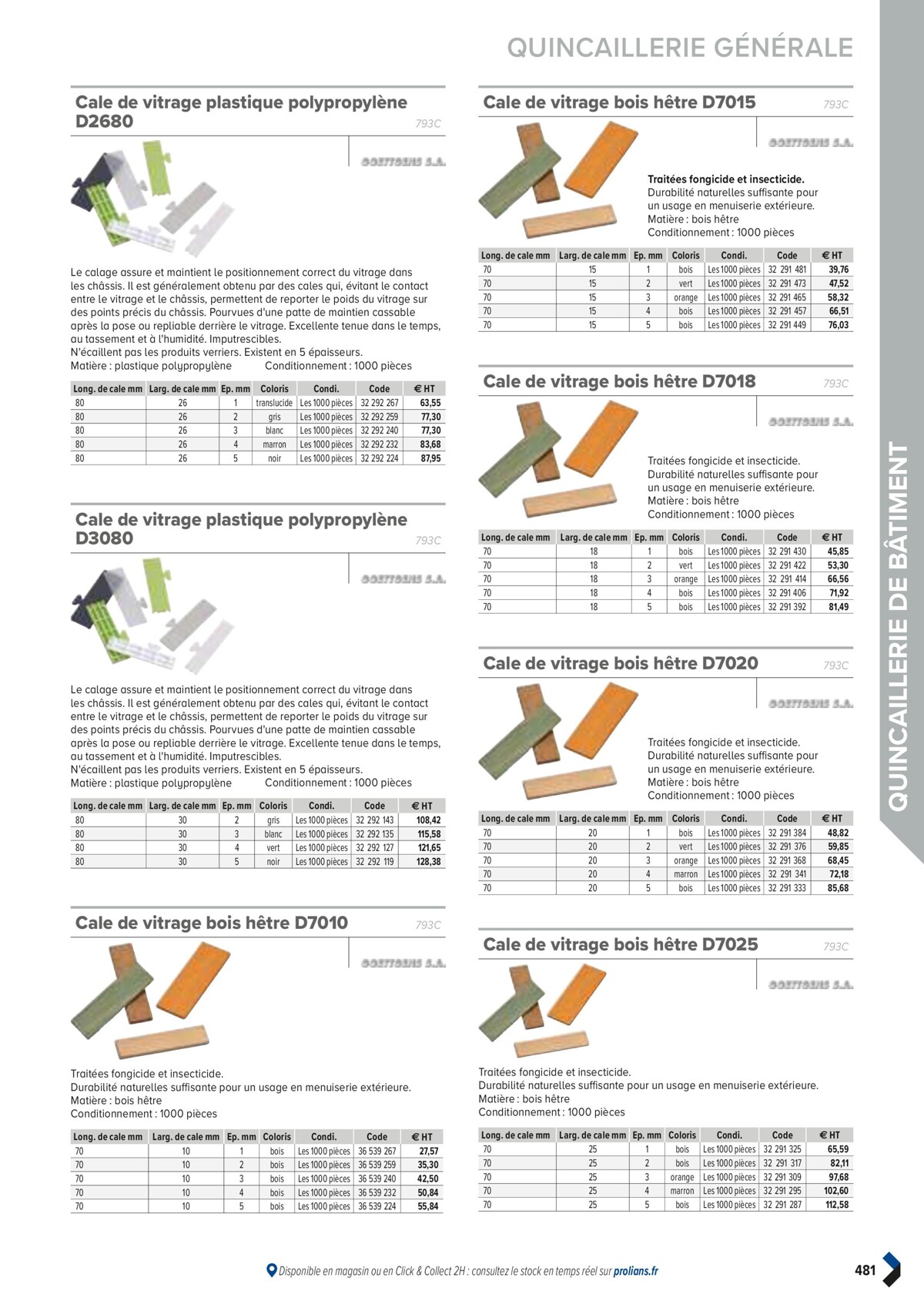 Catalogue PRO&DISPO L'OFFRE 100% STOCK DE PROLIANS, page 00483