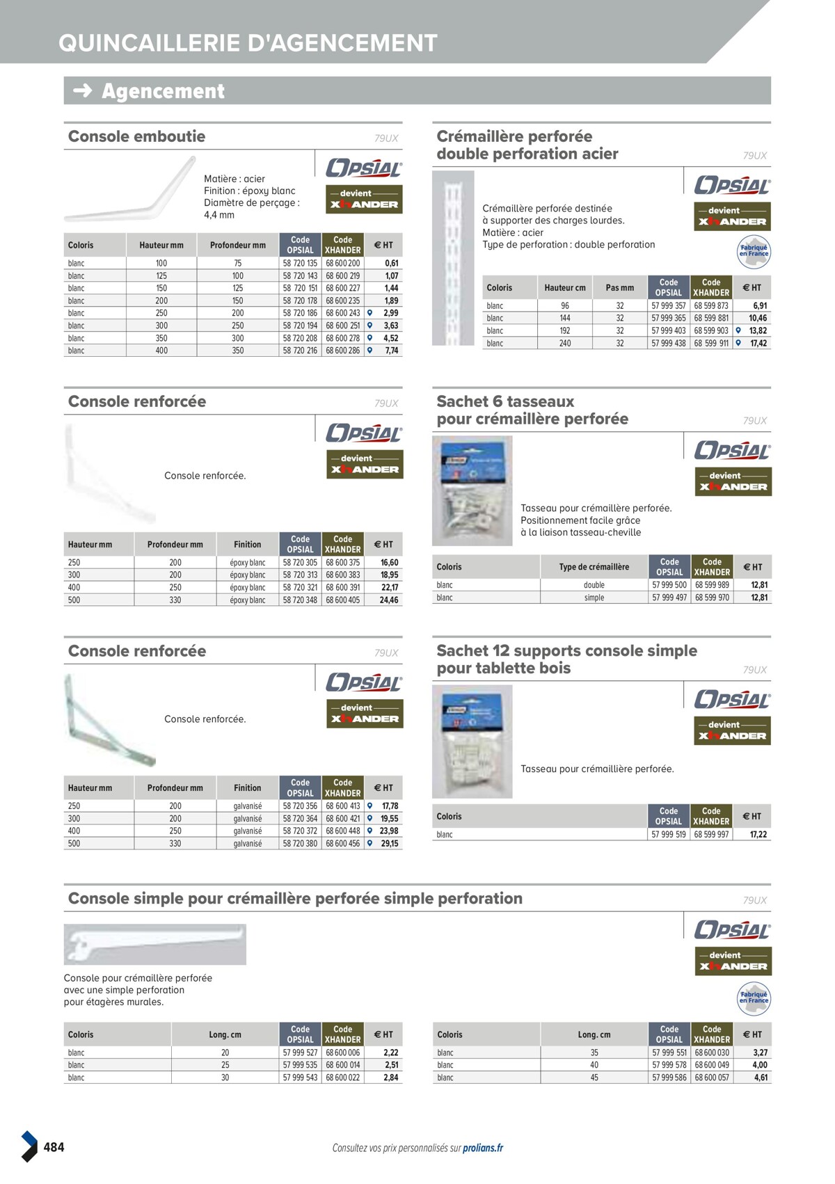 Catalogue PRO&DISPO L'OFFRE 100% STOCK DE PROLIANS, page 00486