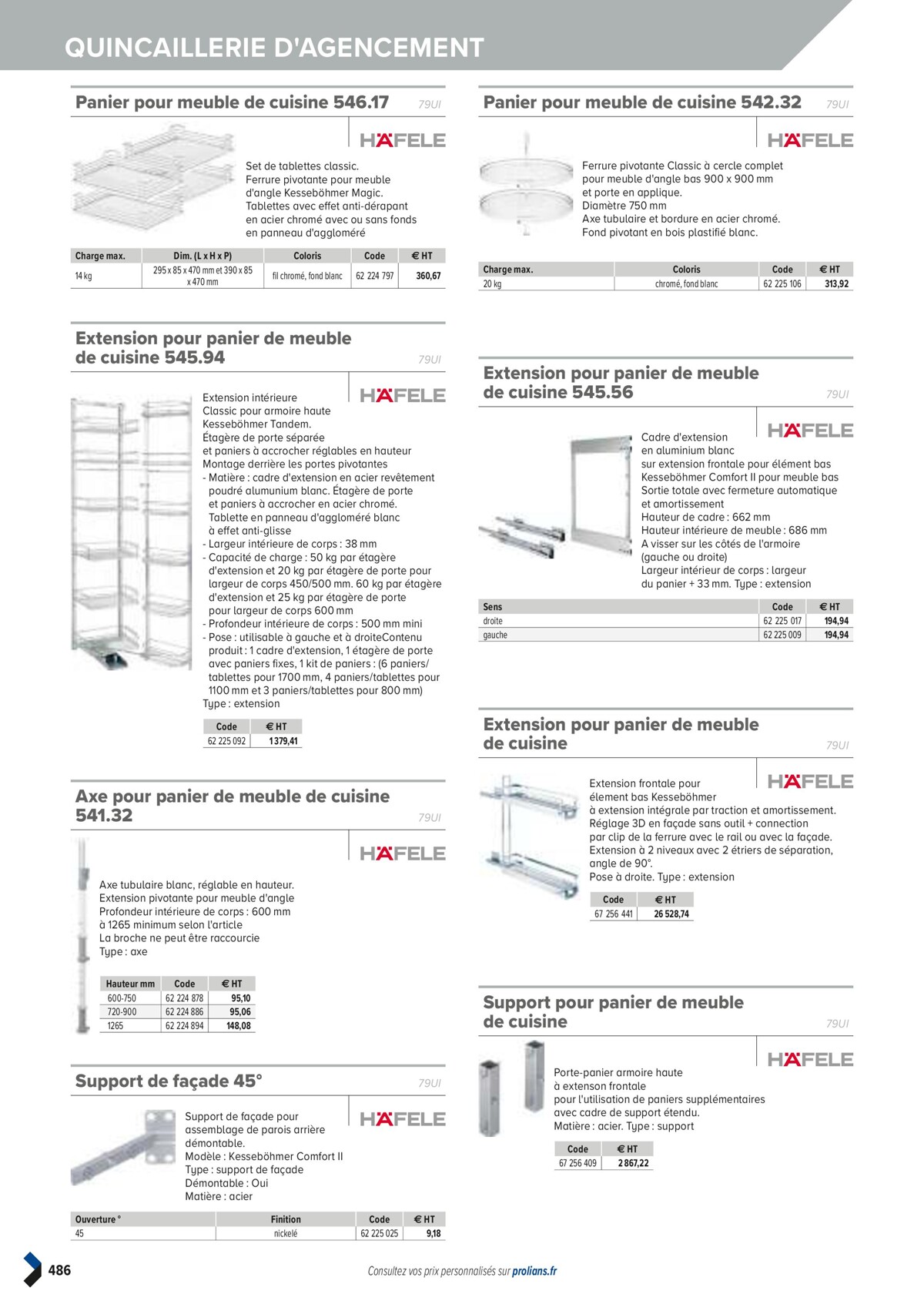 Catalogue PRO&DISPO L'OFFRE 100% STOCK DE PROLIANS, page 00488