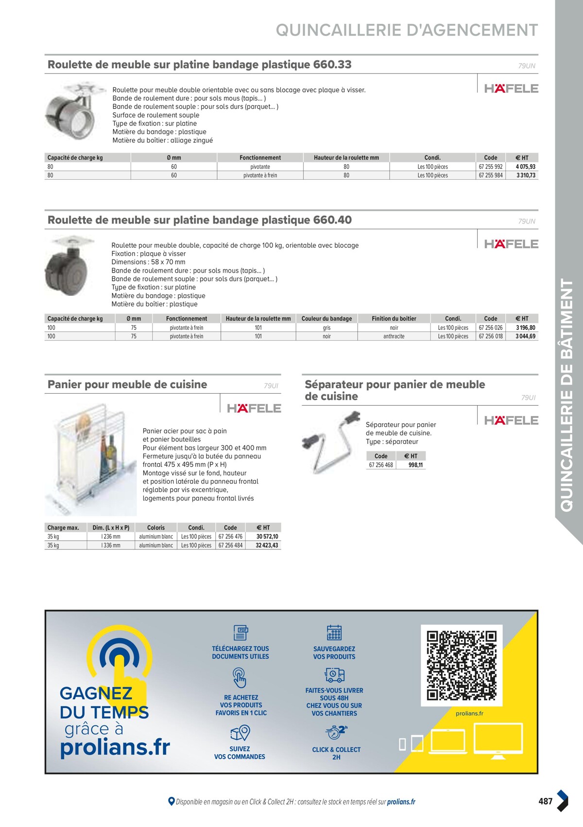 Catalogue PRO&DISPO L'OFFRE 100% STOCK DE PROLIANS, page 00489