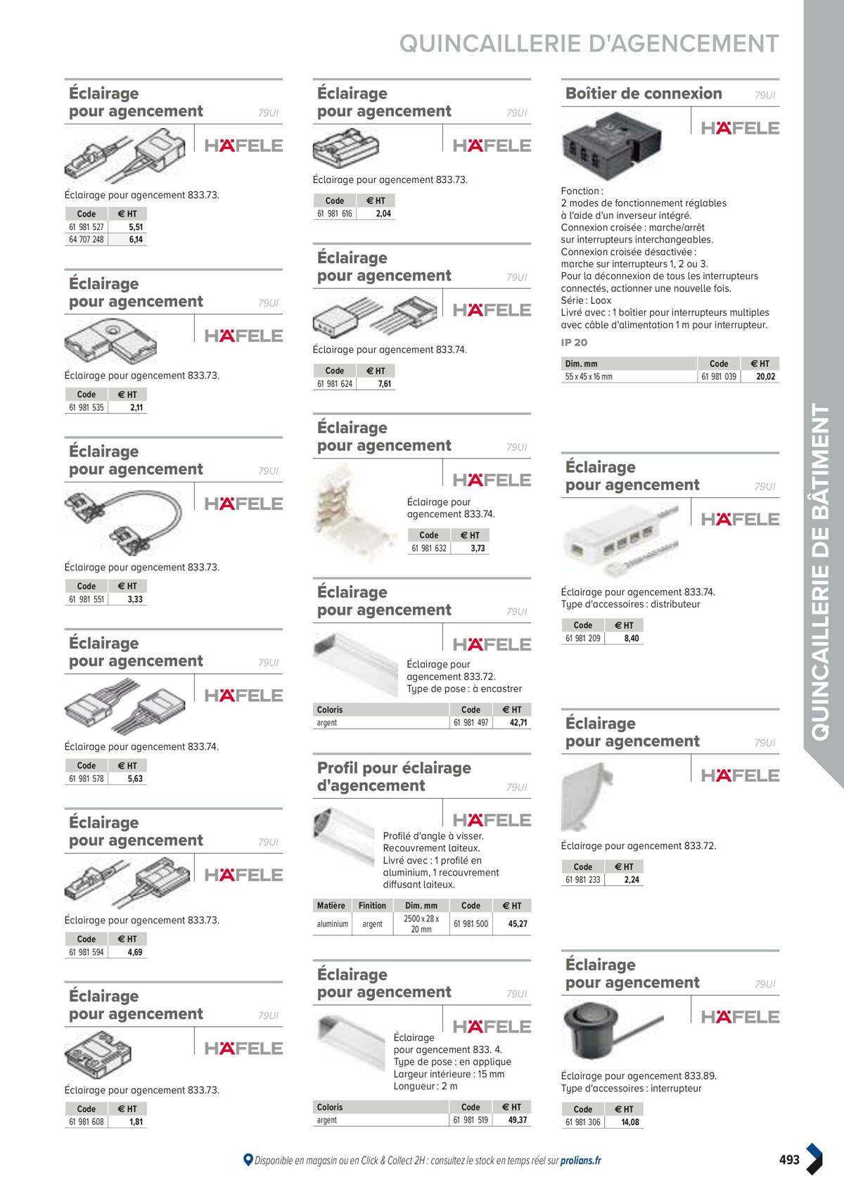 Catalogue PRO&DISPO L'OFFRE 100% STOCK DE PROLIANS, page 00495