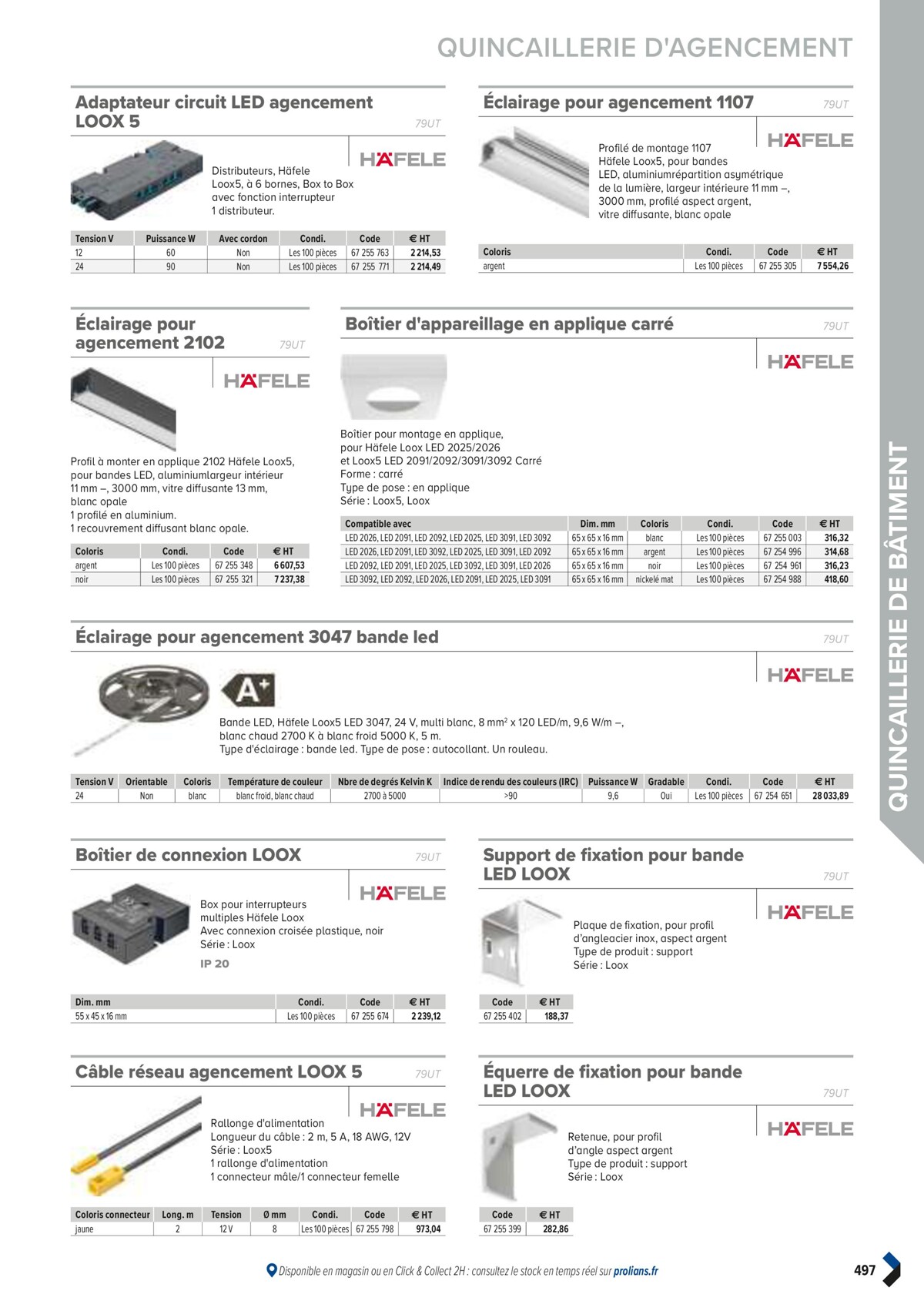 Catalogue PRO&DISPO L'OFFRE 100% STOCK DE PROLIANS, page 00499