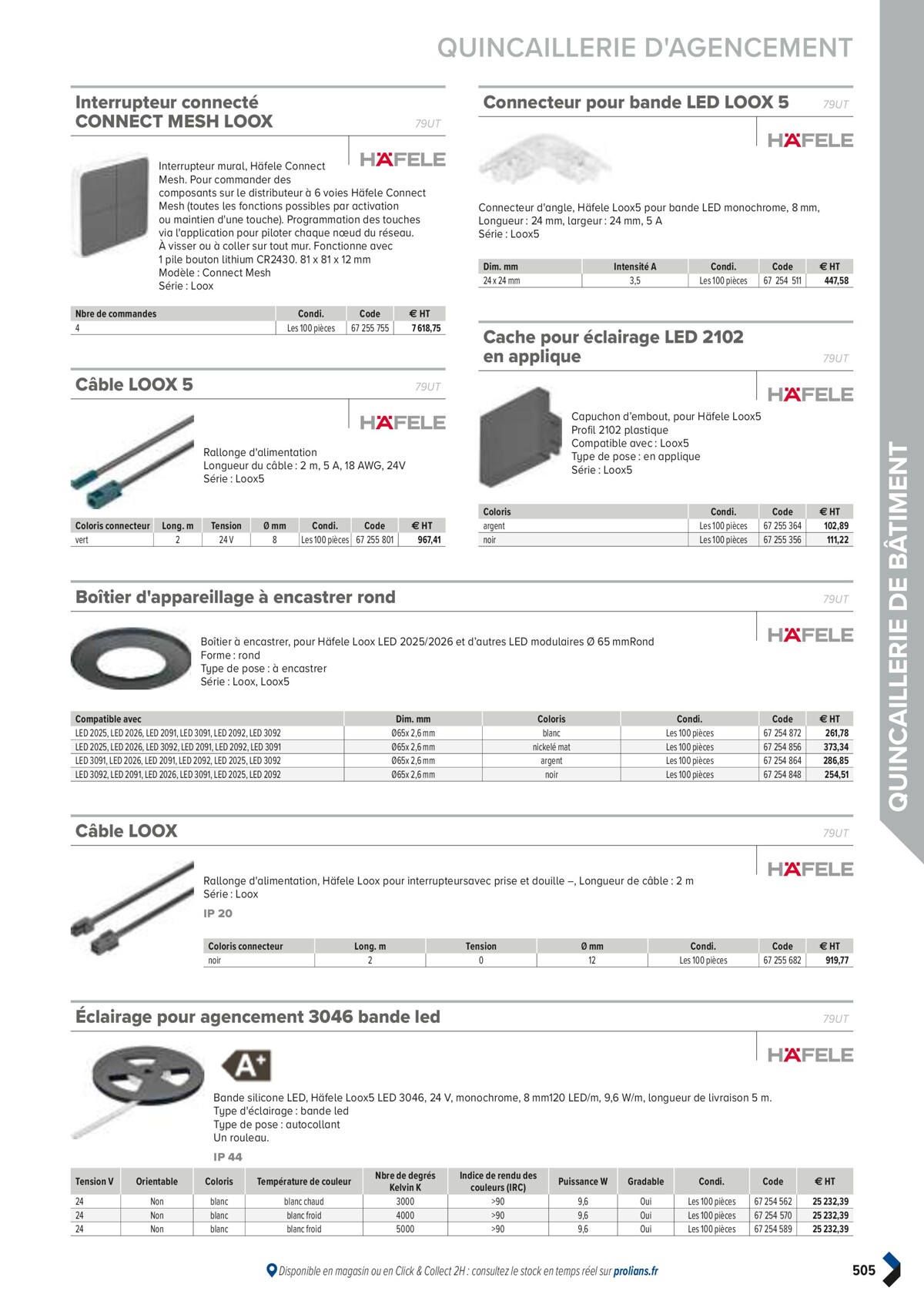 Catalogue PRO&DISPO L'OFFRE 100% STOCK DE PROLIANS, page 00507