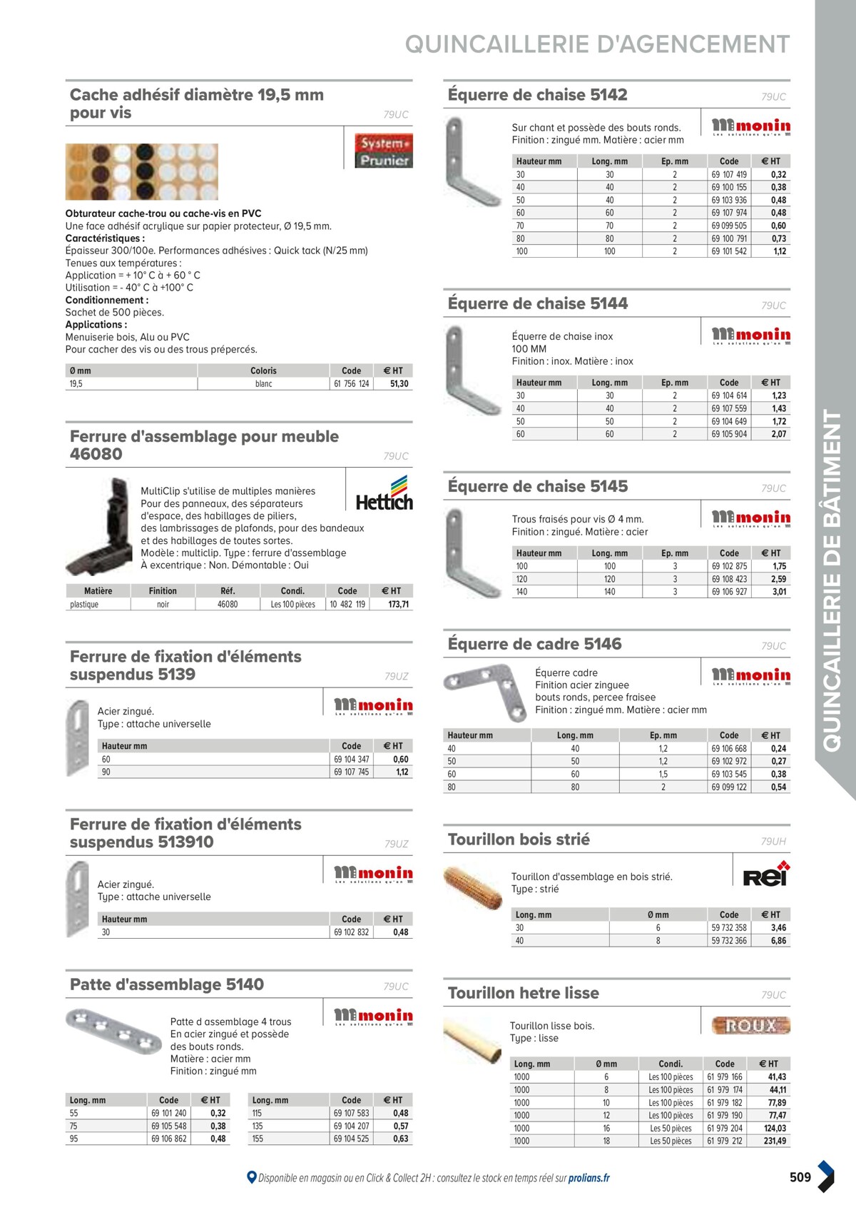 Catalogue PRO&DISPO L'OFFRE 100% STOCK DE PROLIANS, page 00511