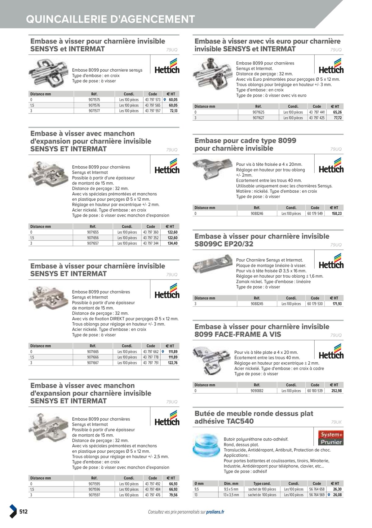 Catalogue PRO&DISPO L'OFFRE 100% STOCK DE PROLIANS, page 00514