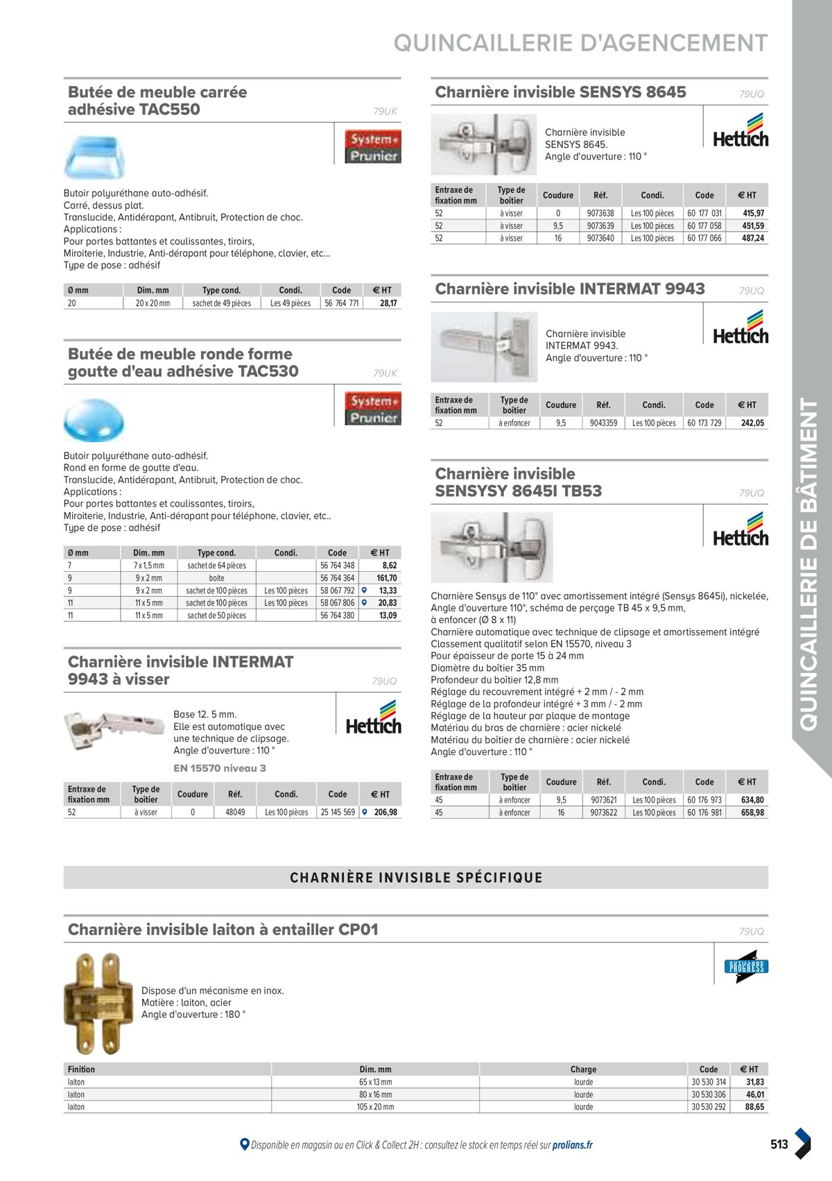 Catalogue PRO&DISPO L'OFFRE 100% STOCK DE PROLIANS, page 00515