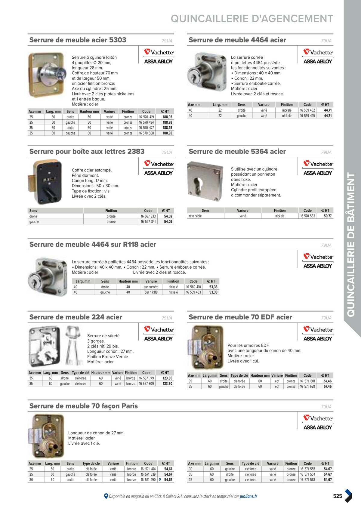 Catalogue PRO&DISPO L'OFFRE 100% STOCK DE PROLIANS, page 00527