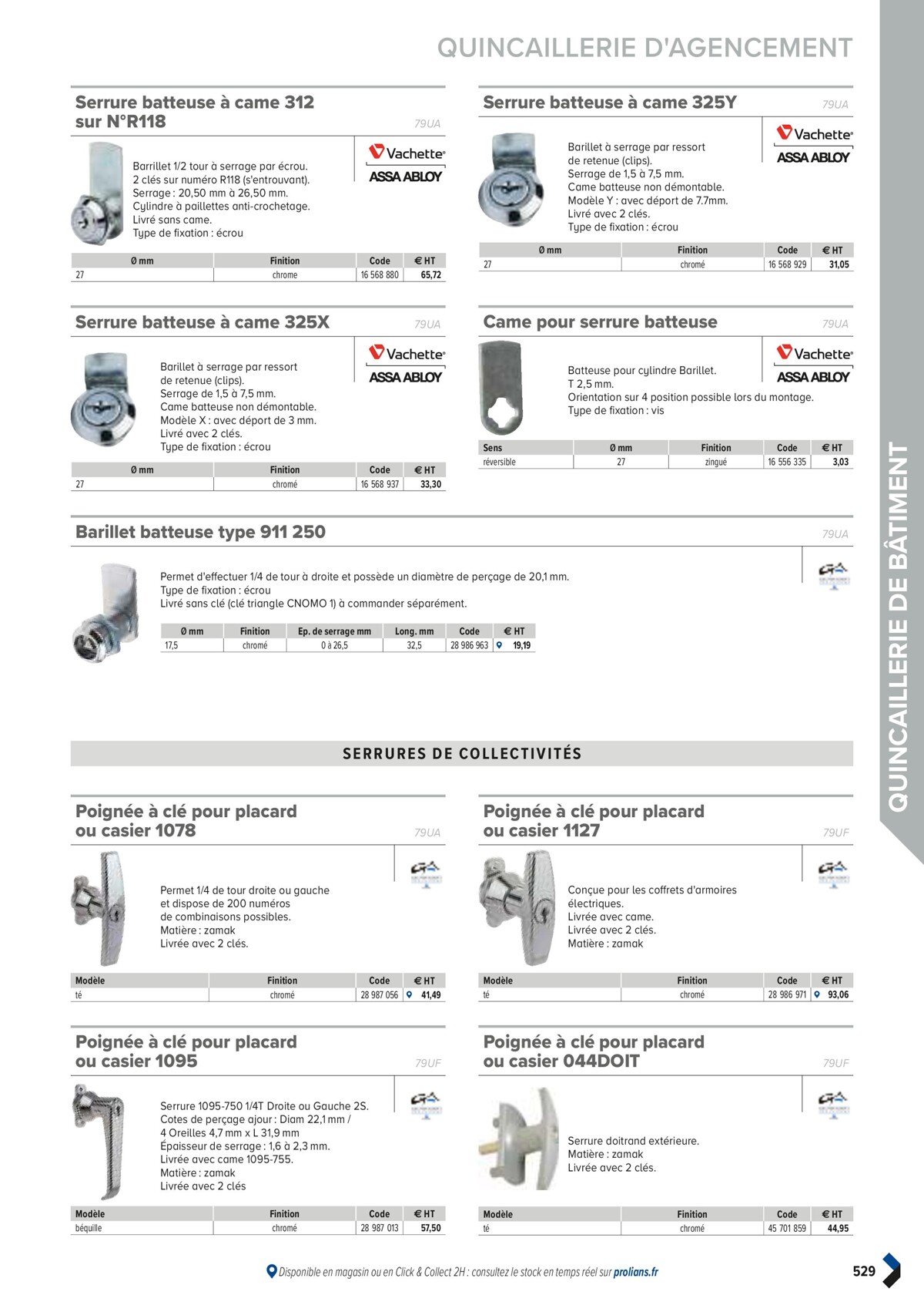 Catalogue PRO&DISPO L'OFFRE 100% STOCK DE PROLIANS, page 00531