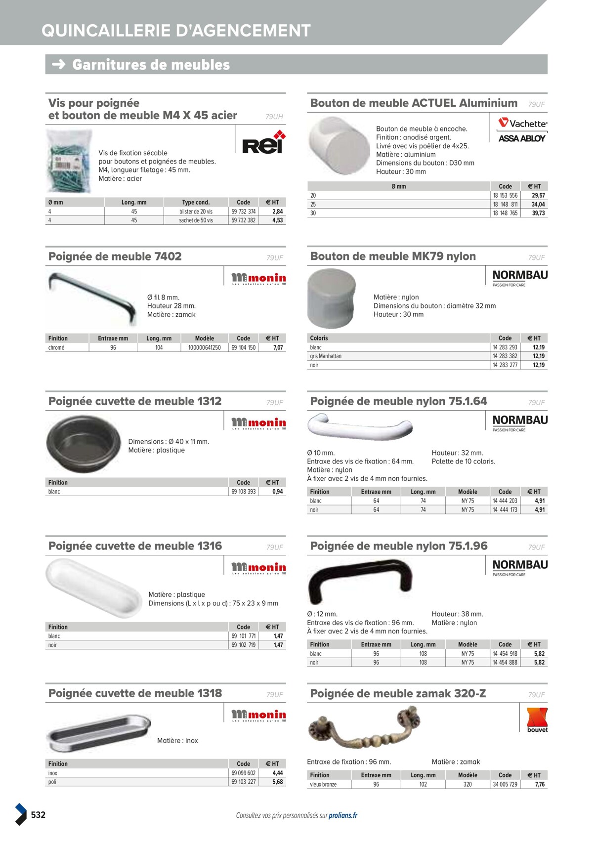 Catalogue PRO&DISPO L'OFFRE 100% STOCK DE PROLIANS, page 00534