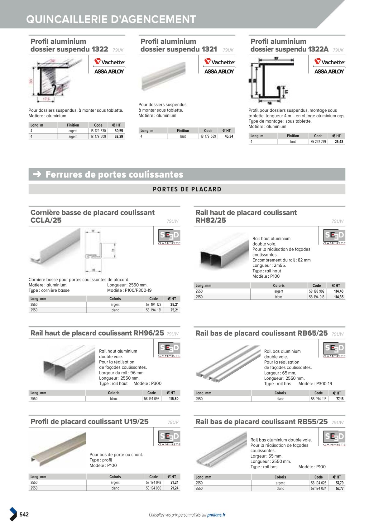 Catalogue PRO&DISPO L'OFFRE 100% STOCK DE PROLIANS, page 00544