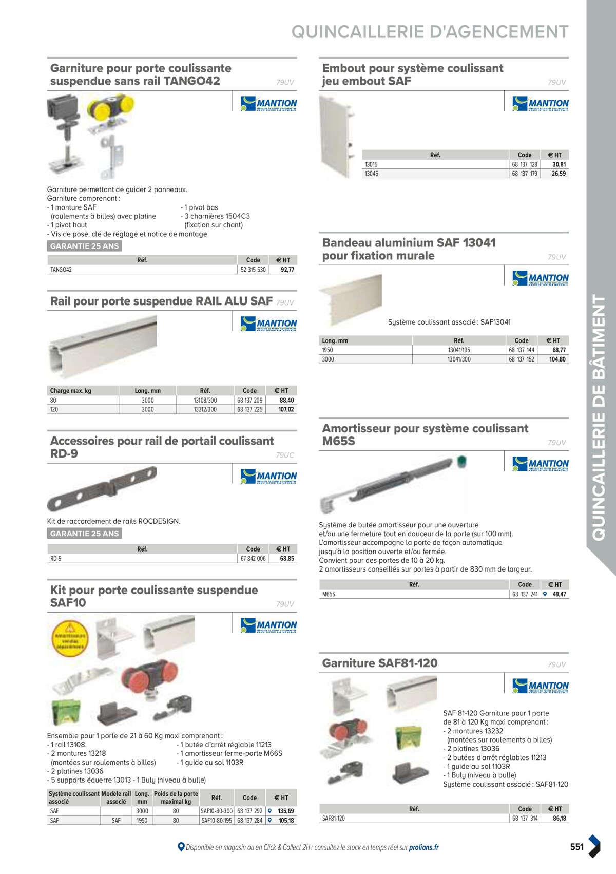 Catalogue PRO&DISPO L'OFFRE 100% STOCK DE PROLIANS, page 00553