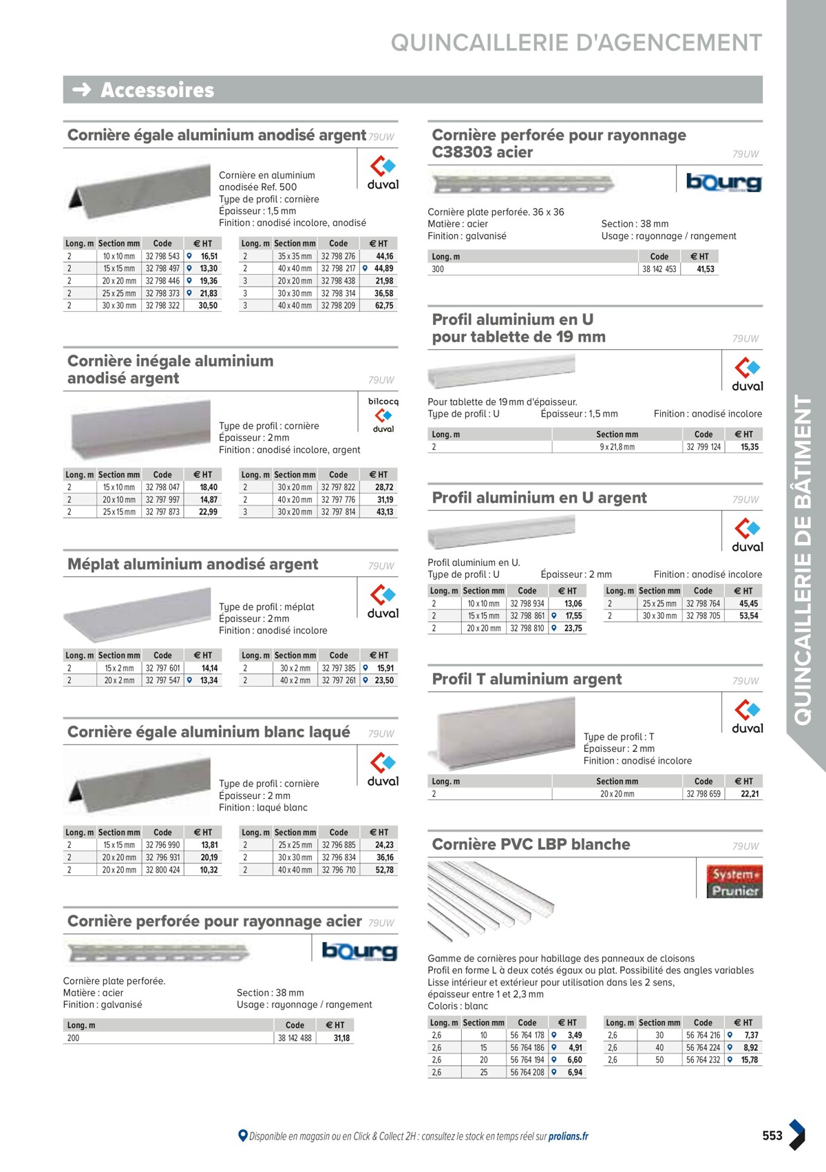 Catalogue PRO&DISPO L'OFFRE 100% STOCK DE PROLIANS, page 00555