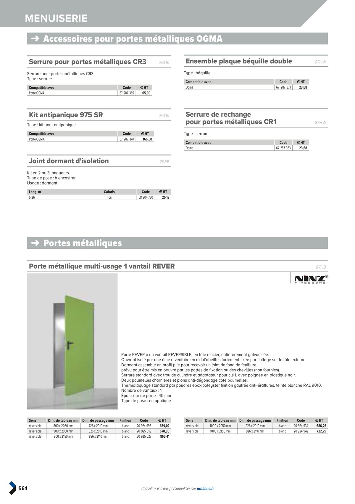 Catalogue PRO&DISPO L'OFFRE 100% STOCK DE PROLIANS, page 00566