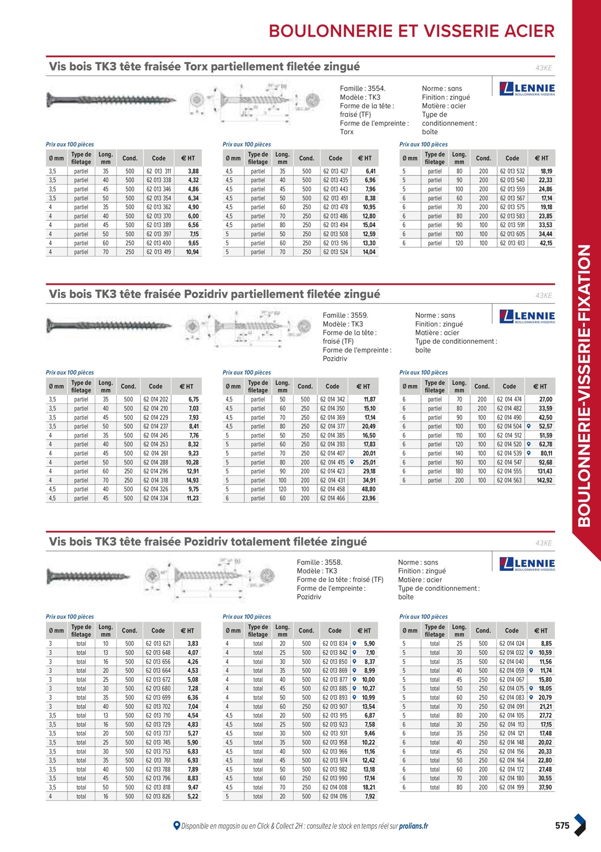 Catalogue PRO&DISPO L'OFFRE 100% STOCK DE PROLIANS, page 00577