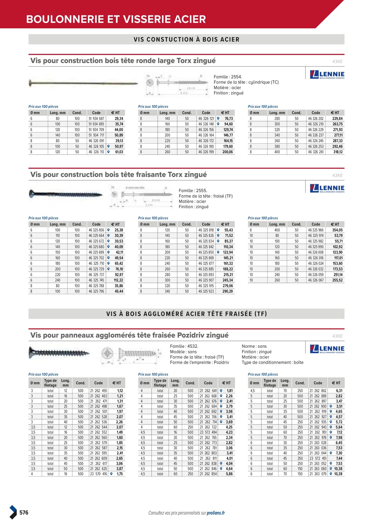 Catalogue PRO&DISPO L'OFFRE 100% STOCK DE PROLIANS, page 00578