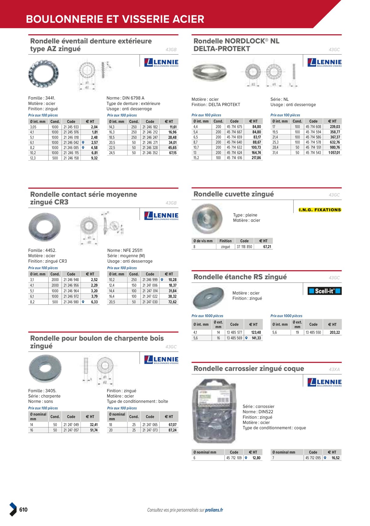 Catalogue PRO&DISPO L'OFFRE 100% STOCK DE PROLIANS, page 00612