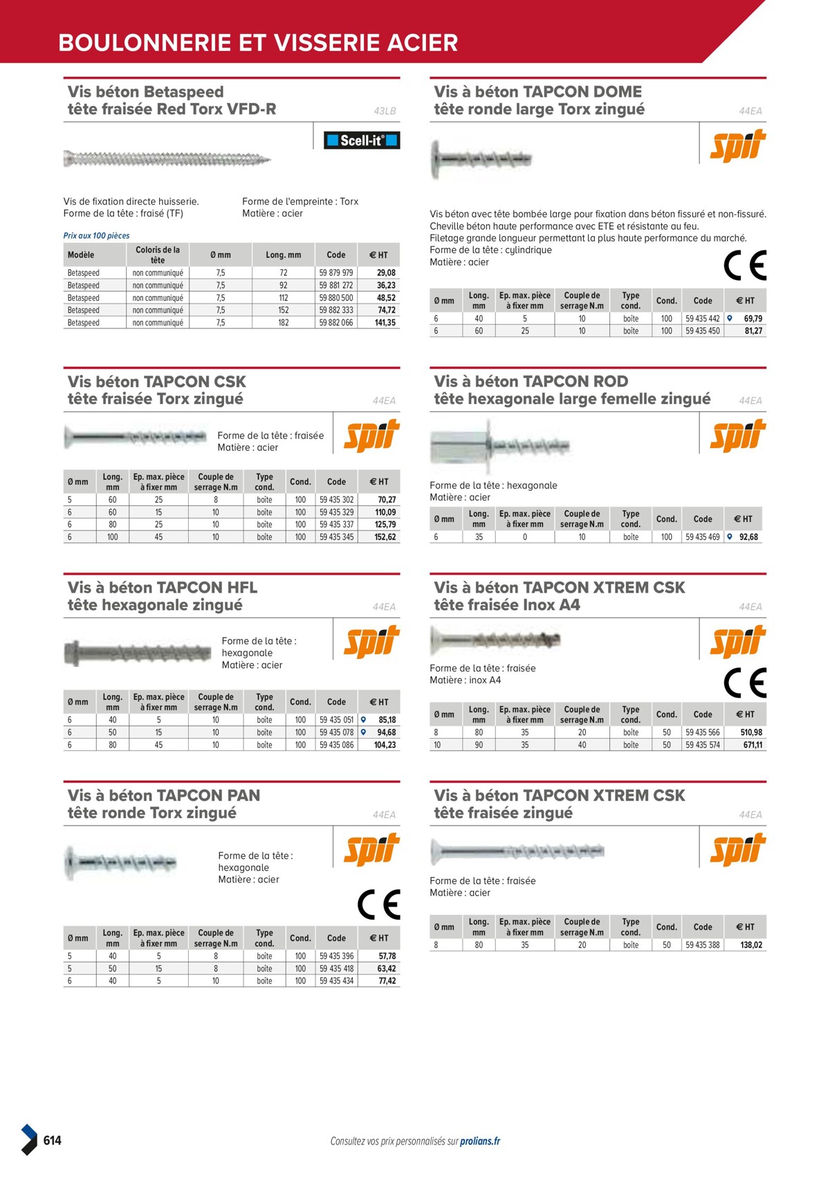 Catalogue PRO&DISPO L'OFFRE 100% STOCK DE PROLIANS, page 00616