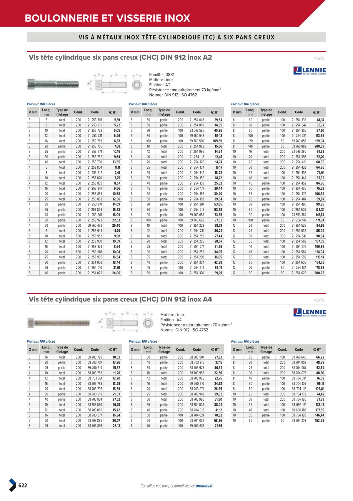 Catalogue PRO&DISPO L'OFFRE 100% STOCK DE PROLIANS, page 00624