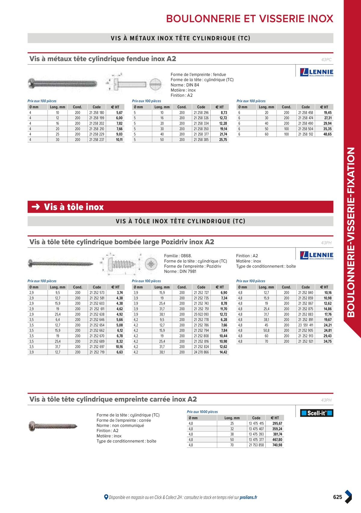 Catalogue PRO&DISPO L'OFFRE 100% STOCK DE PROLIANS, page 00627