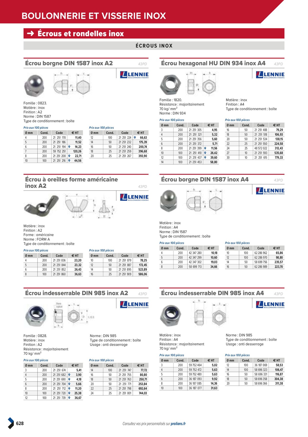 Catalogue PRO&DISPO L'OFFRE 100% STOCK DE PROLIANS, page 00630