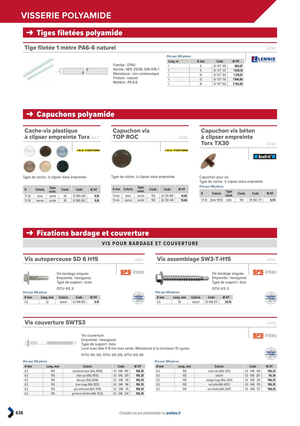 Catalogue PRO&DISPO L'OFFRE 100% STOCK DE PROLIANS, page 00638