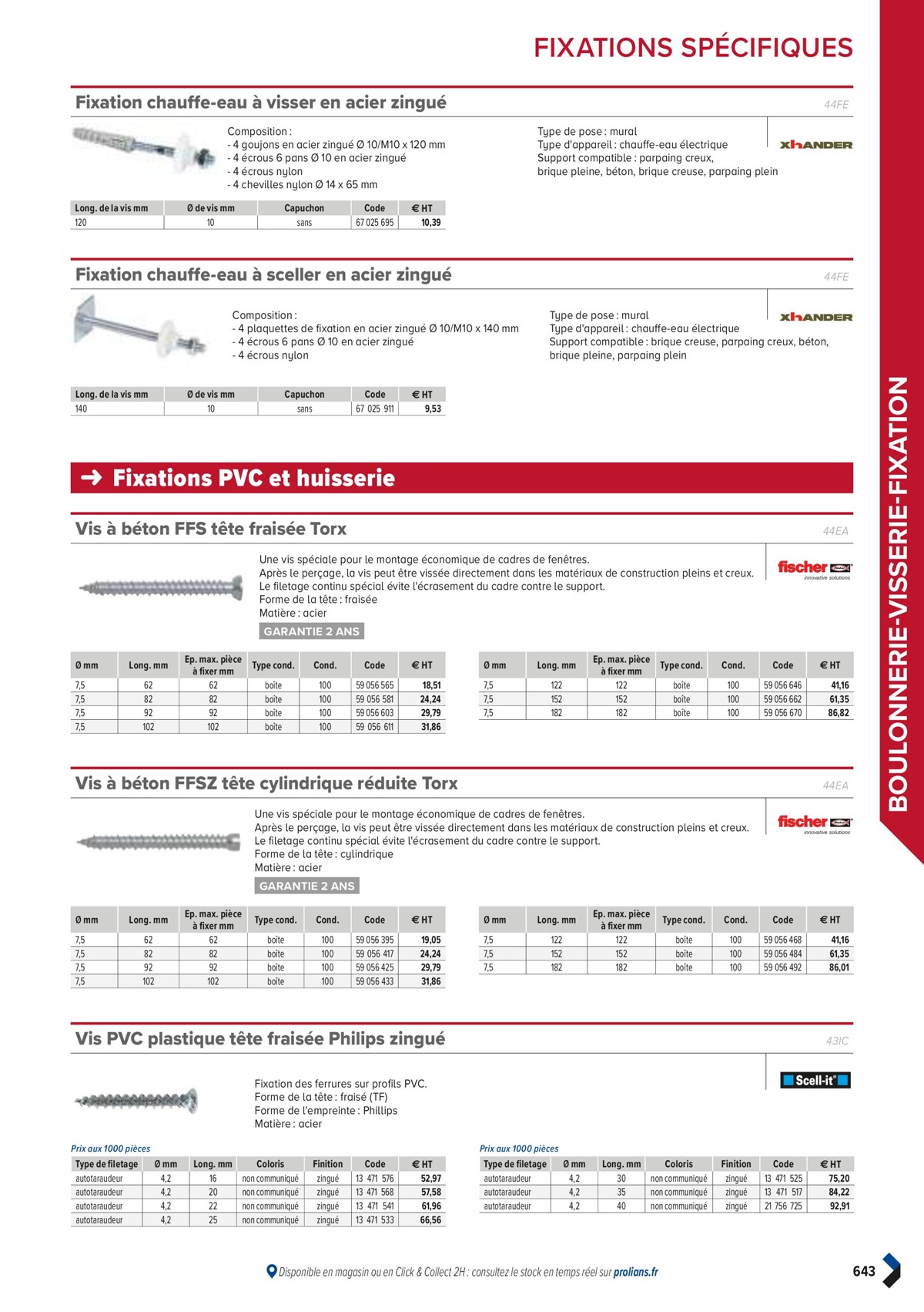 Catalogue PRO&DISPO L'OFFRE 100% STOCK DE PROLIANS, page 00645