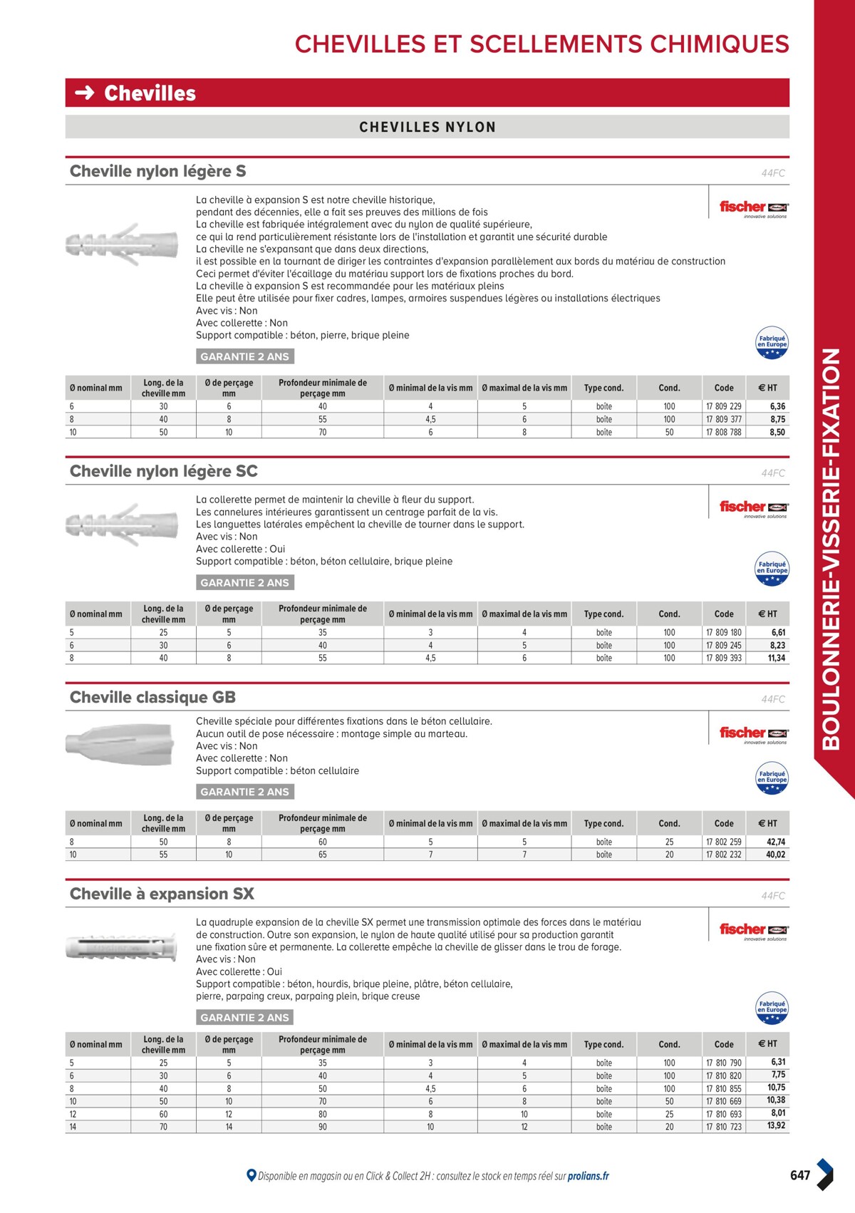 Catalogue PRO&DISPO L'OFFRE 100% STOCK DE PROLIANS, page 00649